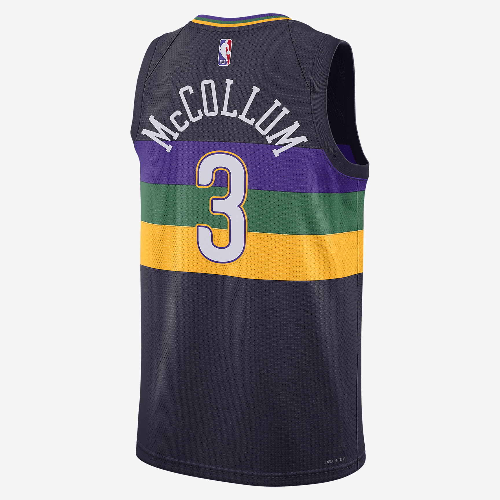 CJ McCollum New Orleans Pelicans City Edition Nike Dri-FIT NBA Swingman Jersey - Purple Dynasty