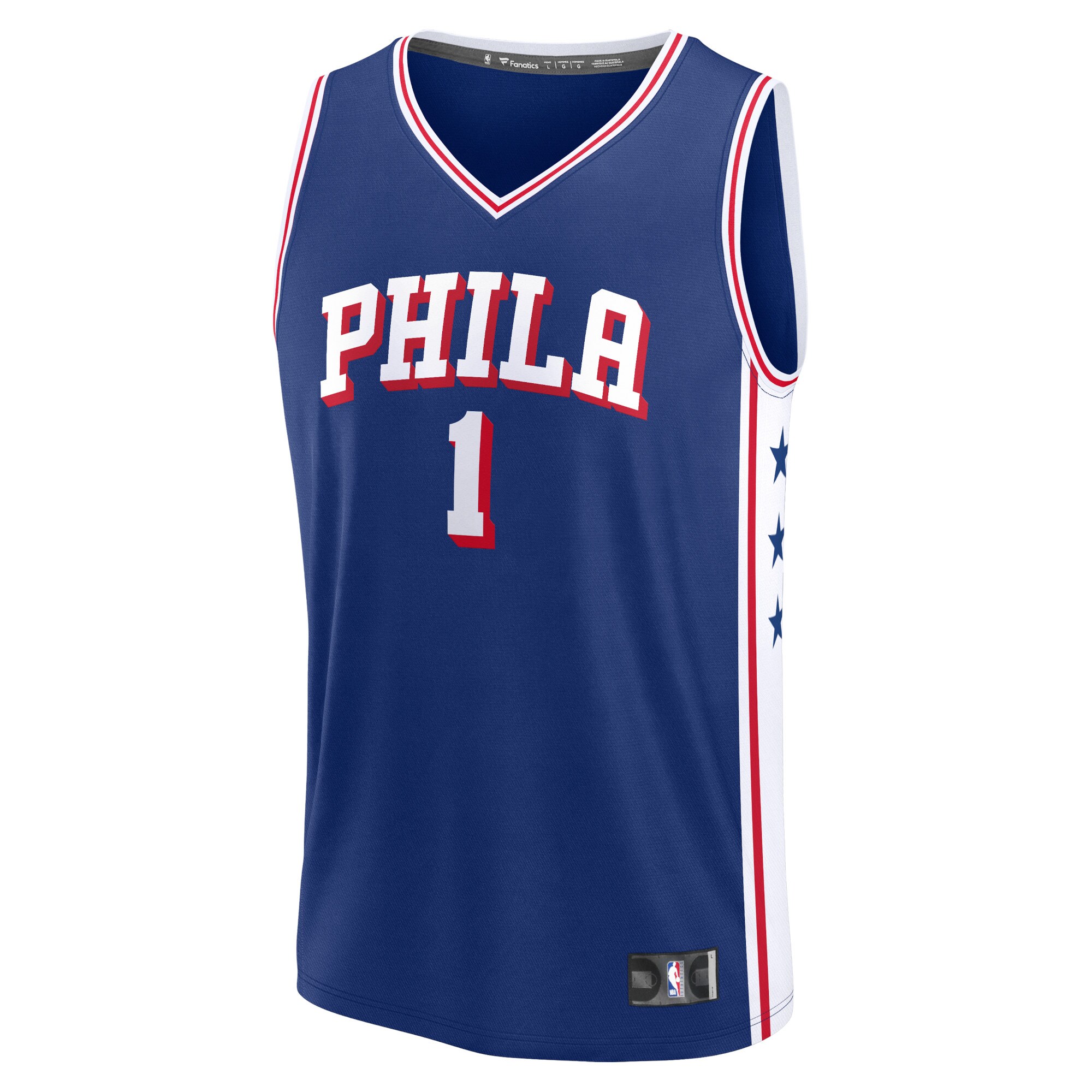 James Harden Philadelphia 76ers Fanatics Branded 2023/24 Fast Break Replica Jersey - Icon Edition - Royal