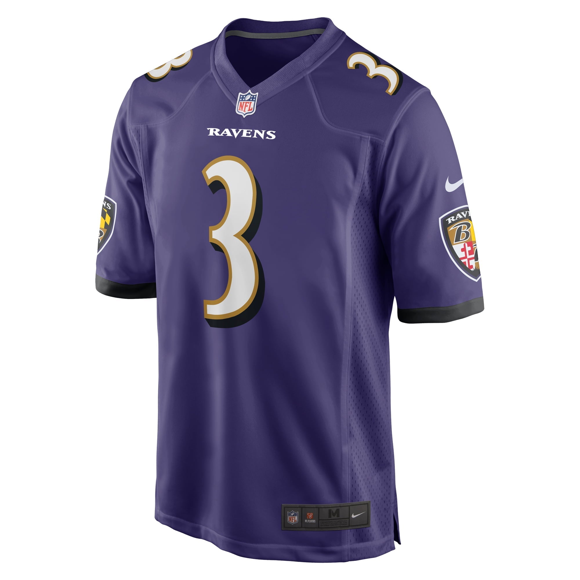 Men's Nike Odell Beckham Jr. Purple Baltimore Ravens Game Jersey