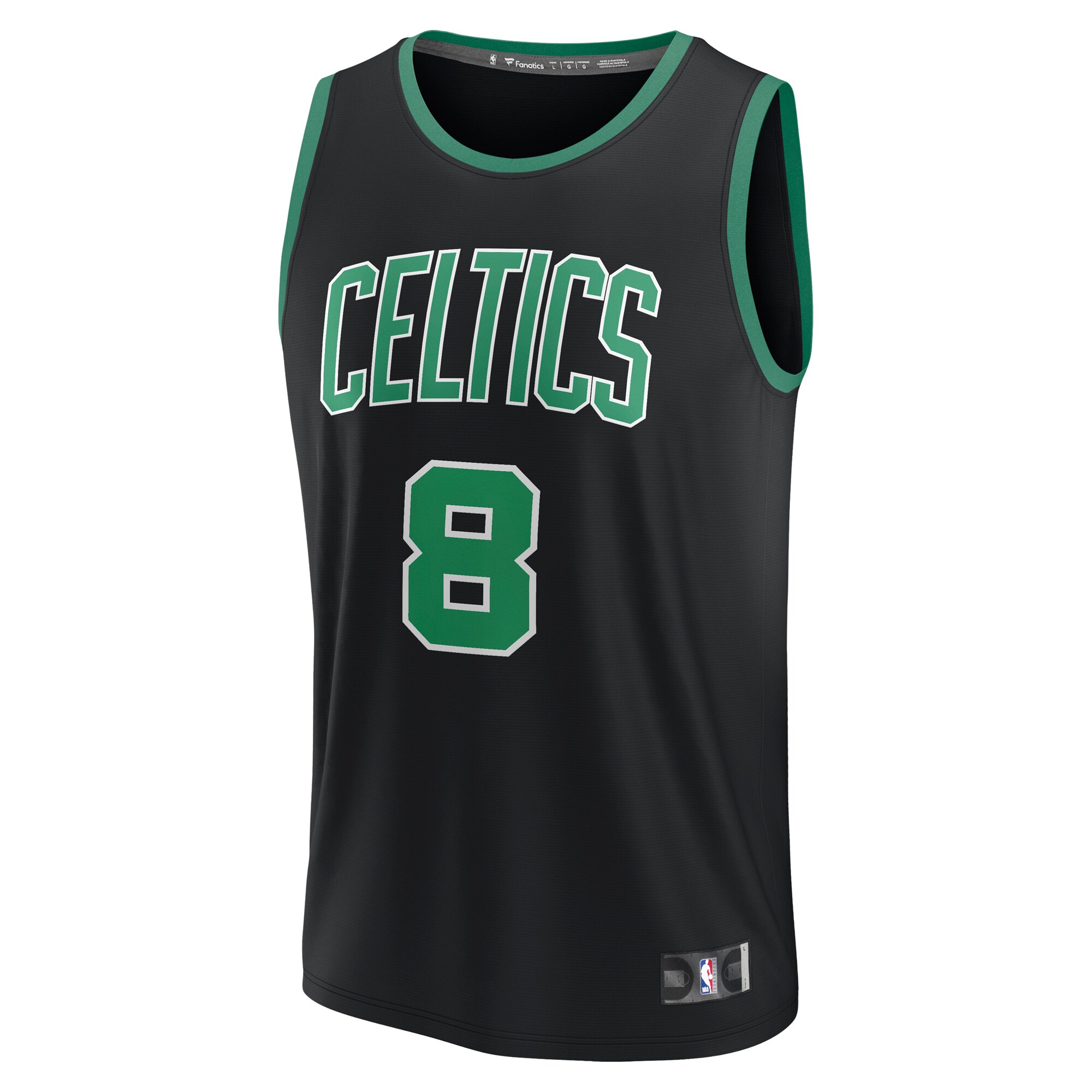 Kristaps Porzingis Boston Celtics Fanatics Branded Fast Break Player Jersey - Statement Edition - Black