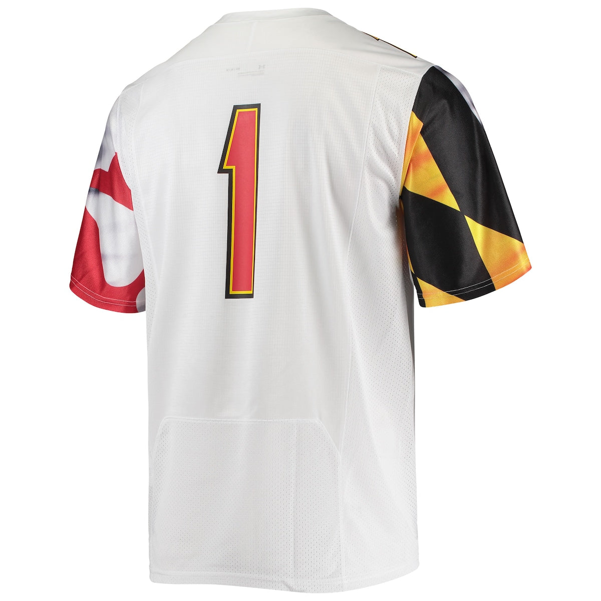 Men's  Under Armour Maryland #1 Replica Jersey - White