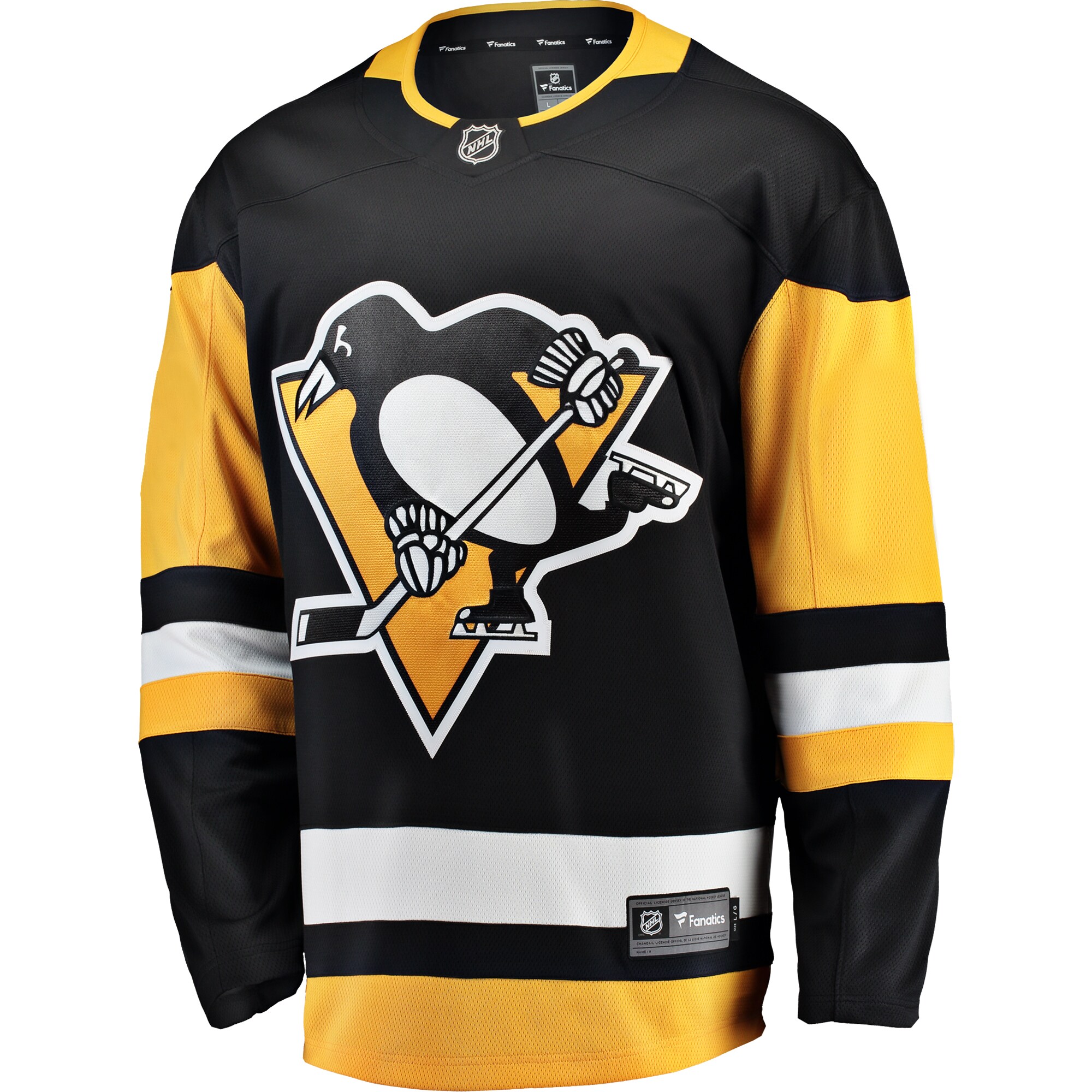 Pittsburgh Penguins Fanatics Branded Breakaway Home Jersey - Black