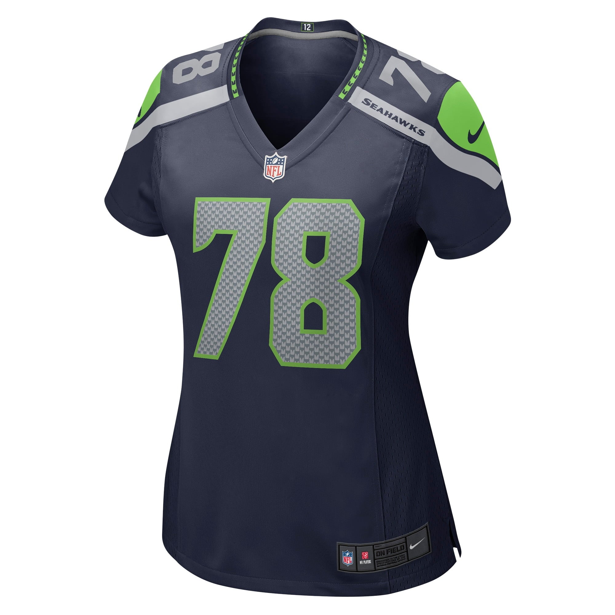 Women's Nike Stone Forsythe College Navy Seattle Seahawks Game Jersey