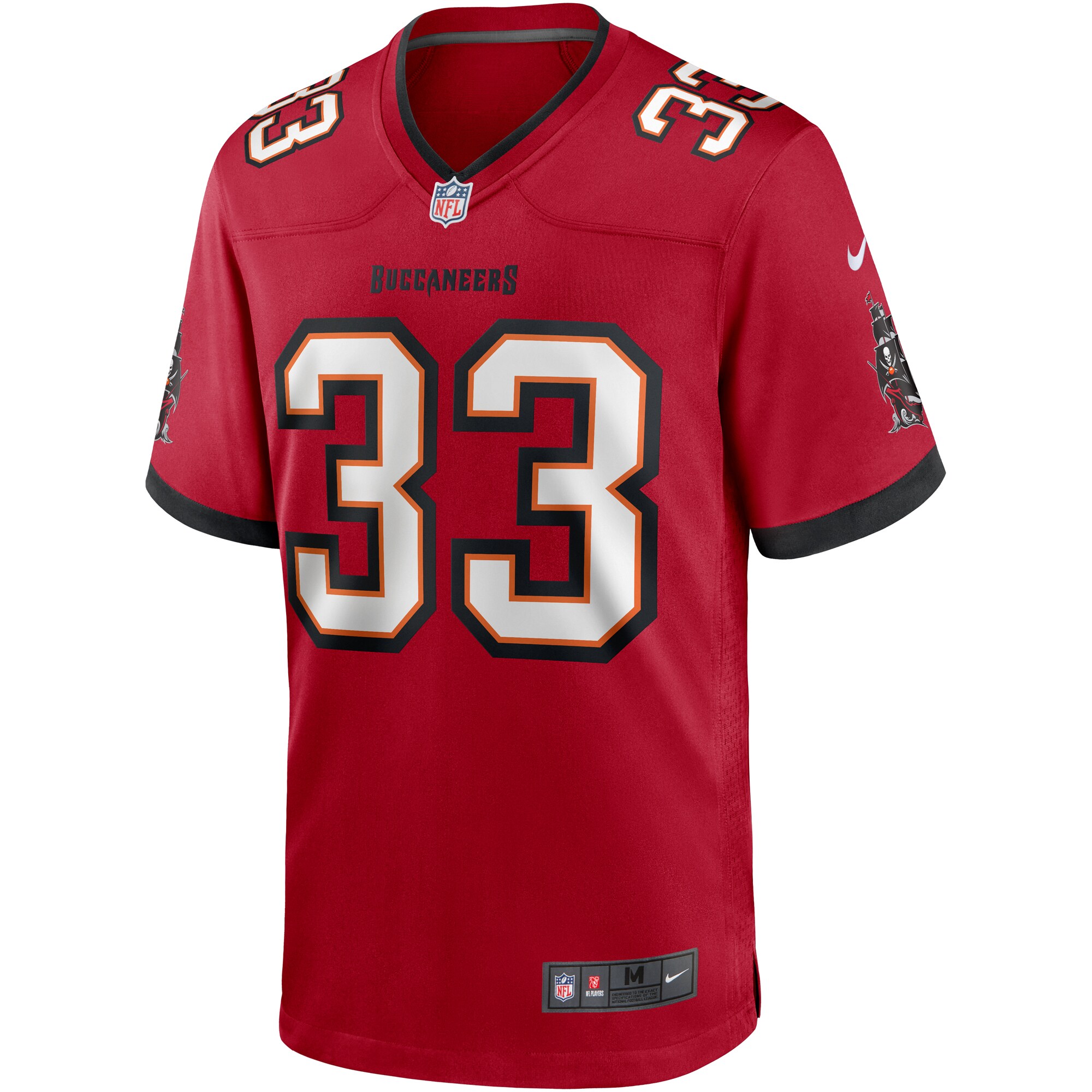 Jordans Whitehead Tampa Bay Buccaneers Nike Game Player Jersey - Red