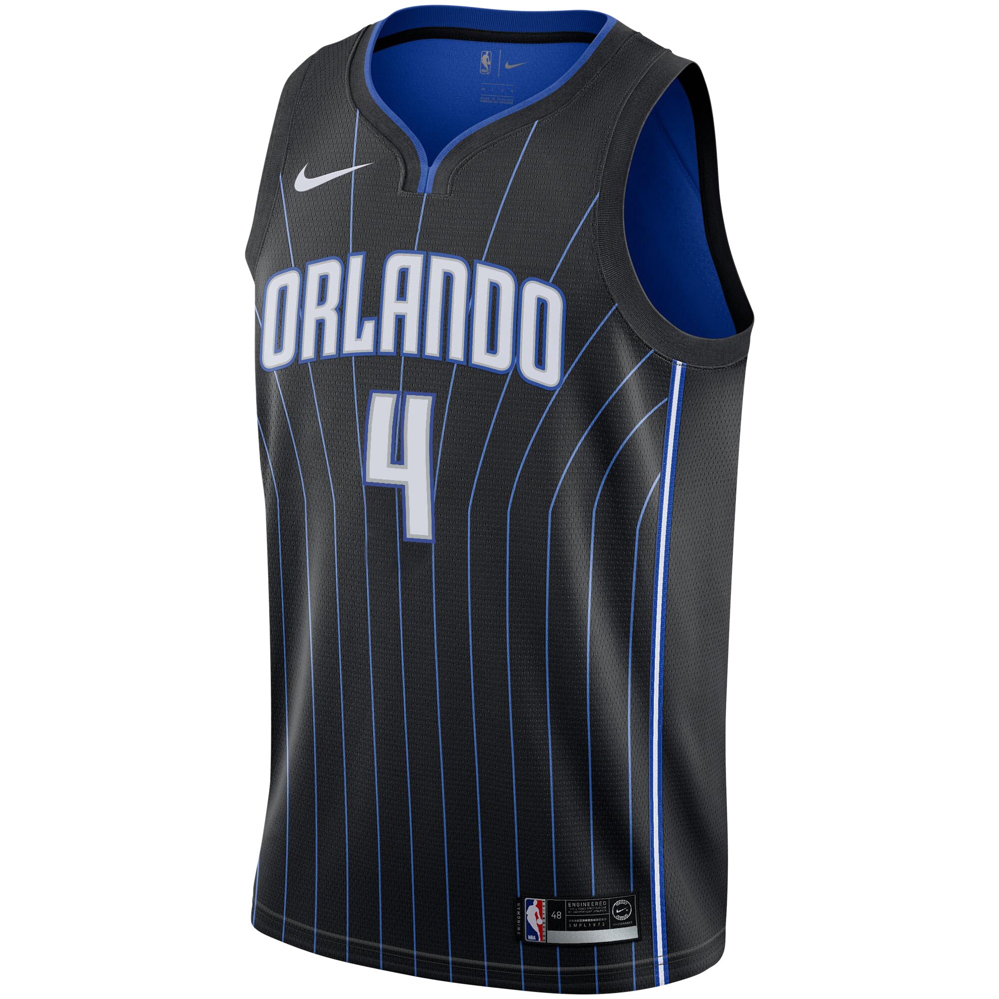 Jalen Suggs Orlando Magic Nike NBA Draft First Round Pick Swingman Jersey Black - Icon Edition
