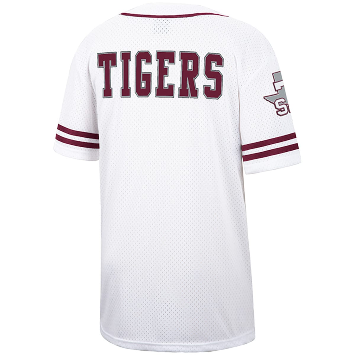 Men's  Colosseum Tigers Free Spirited Baseball Jersey - White