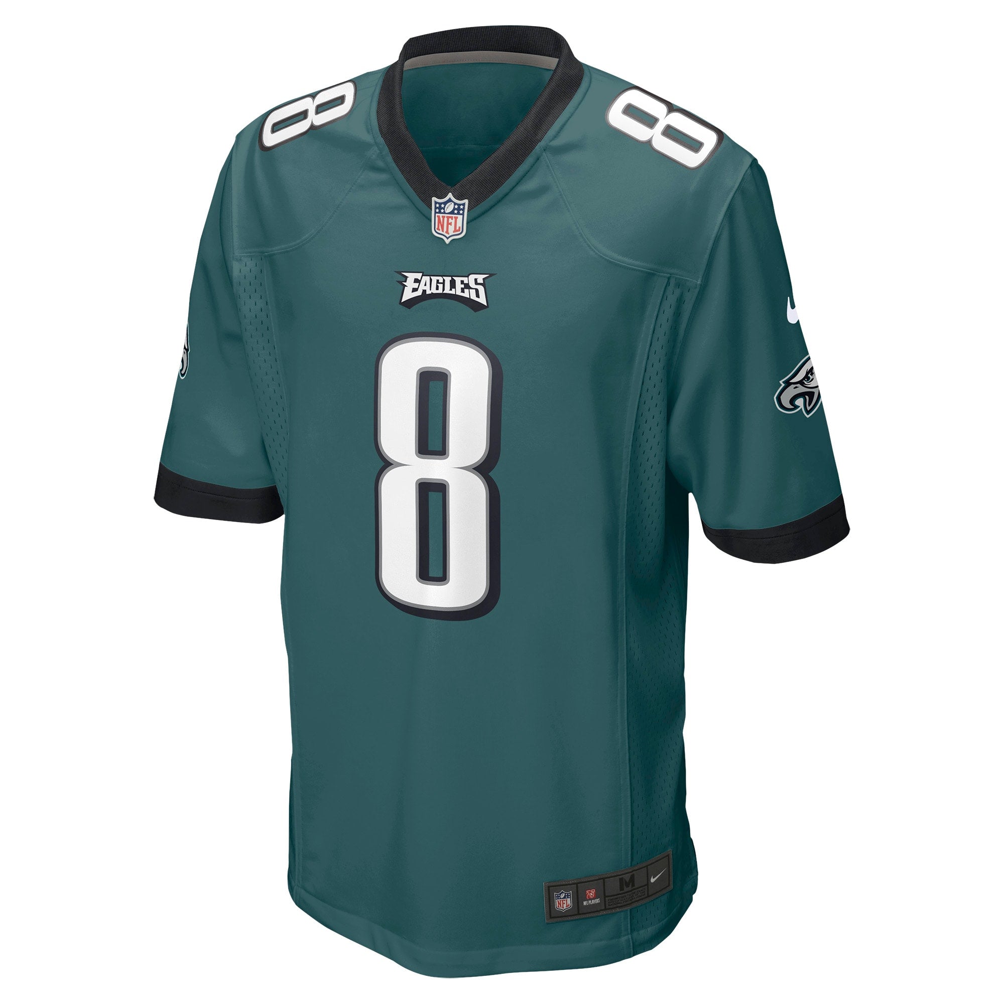 Men's Nike Arryn Siposs Midnight Green Philadelphia Eagles Game Jersey