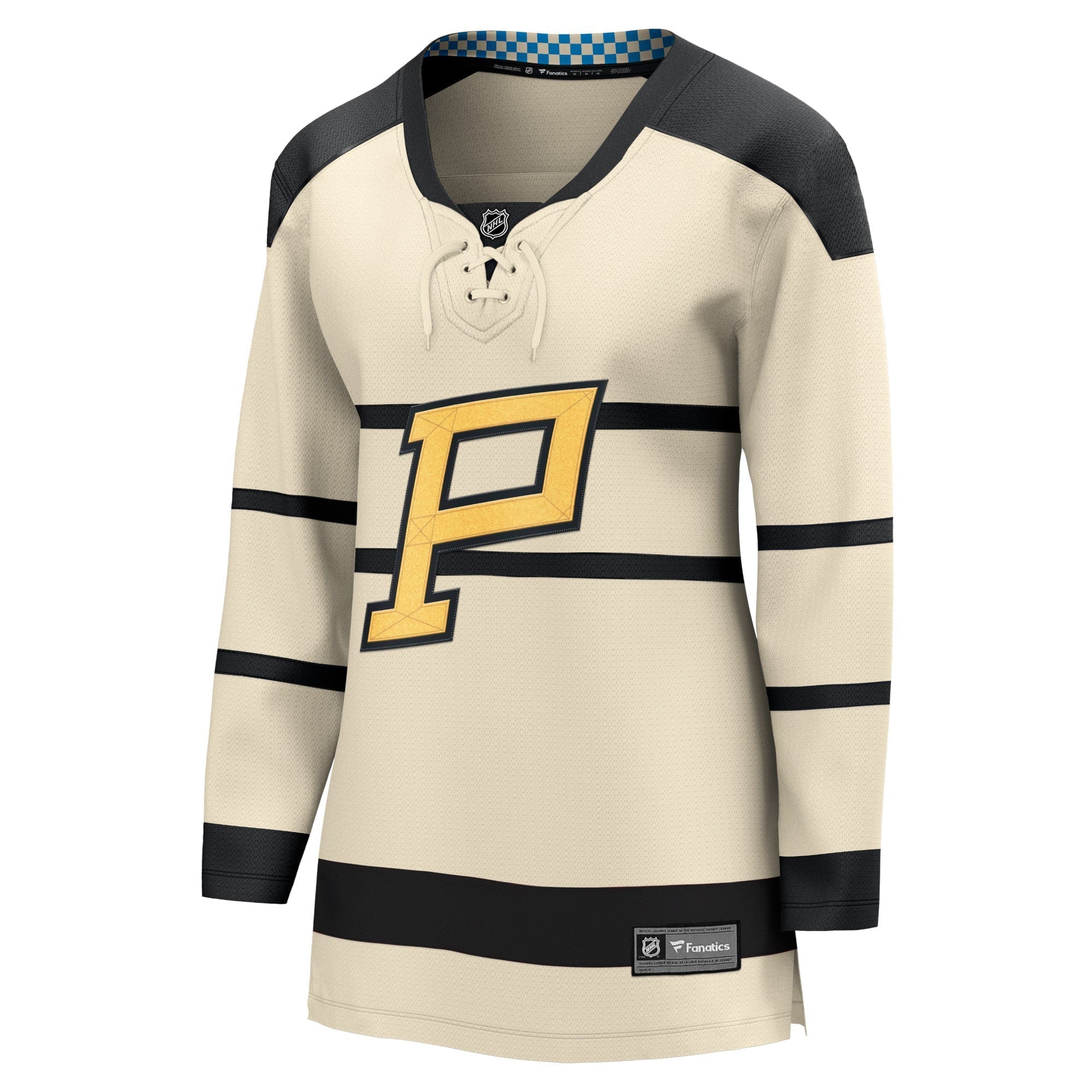 Women's Fanatics Branded Cream Pittsburgh Penguins 2023 Winter Classic Blank Jersey