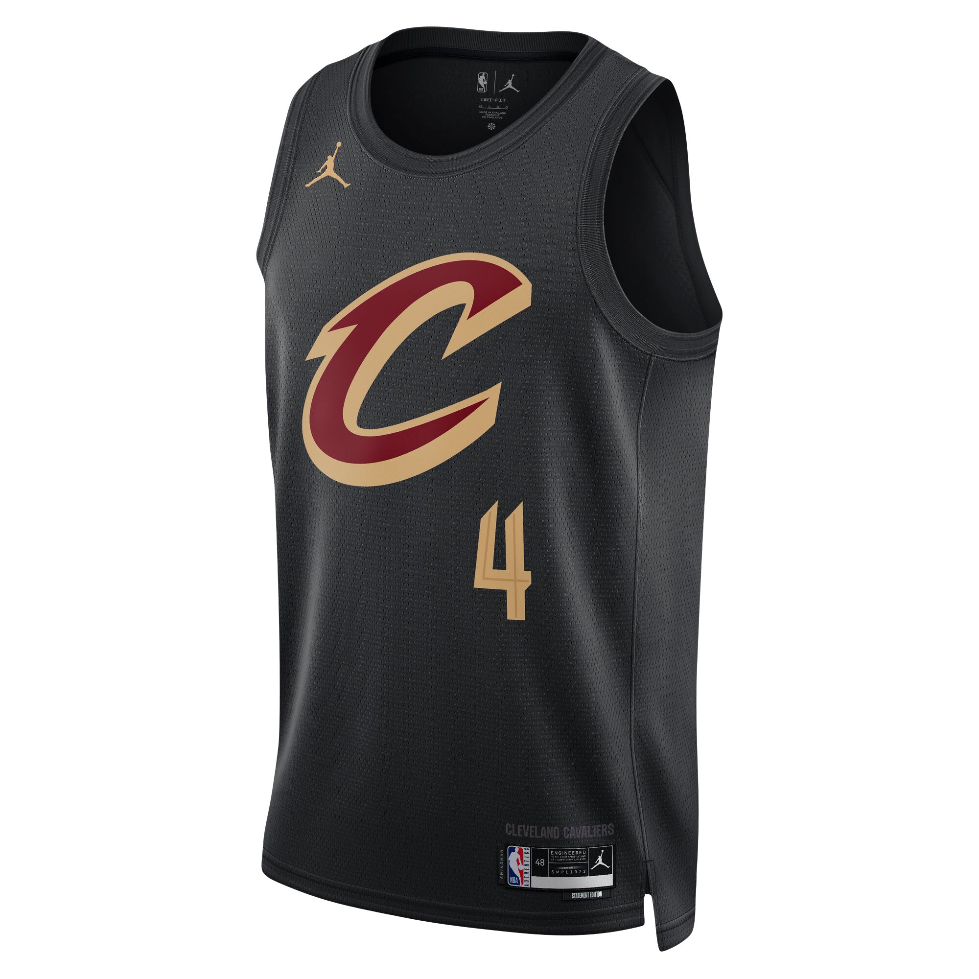 Evan Mobley Cleveland Cavaliers Jordans Brand Unisex Swingman Jersey - Statement Edition - Black