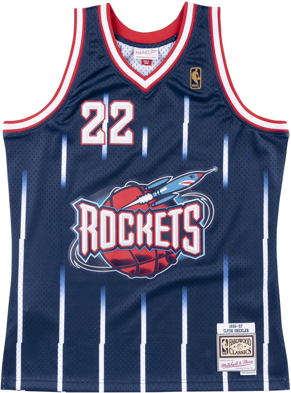 Mitchell & Ness Men's Houston Rockets Drexler Swingman Jersey