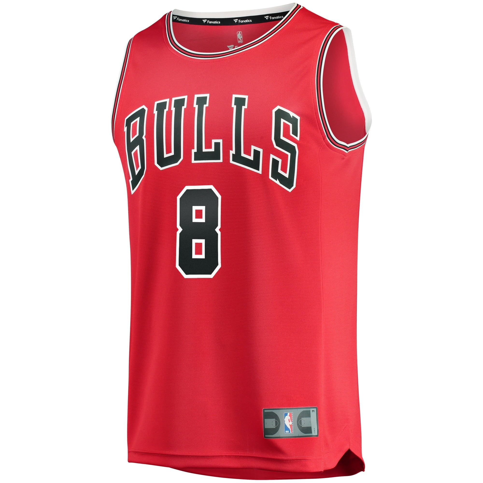 Men's Fanatics Branded Zach LaVine Red Chicago Bulls Fast Break Replica Jersey - Icon Edition