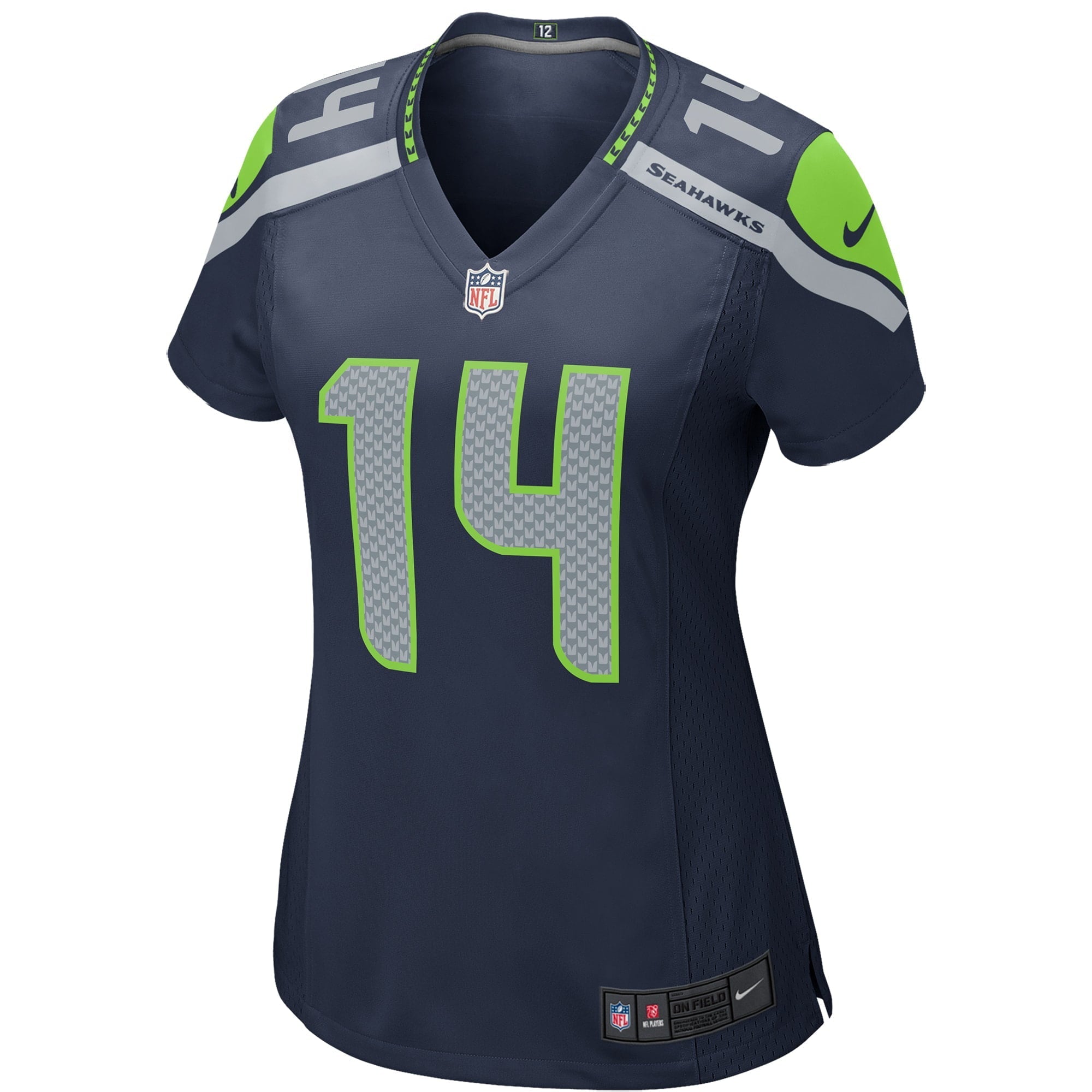 Women's Nike DK Metcalf Navy Seattle Seahawks Game Jersey