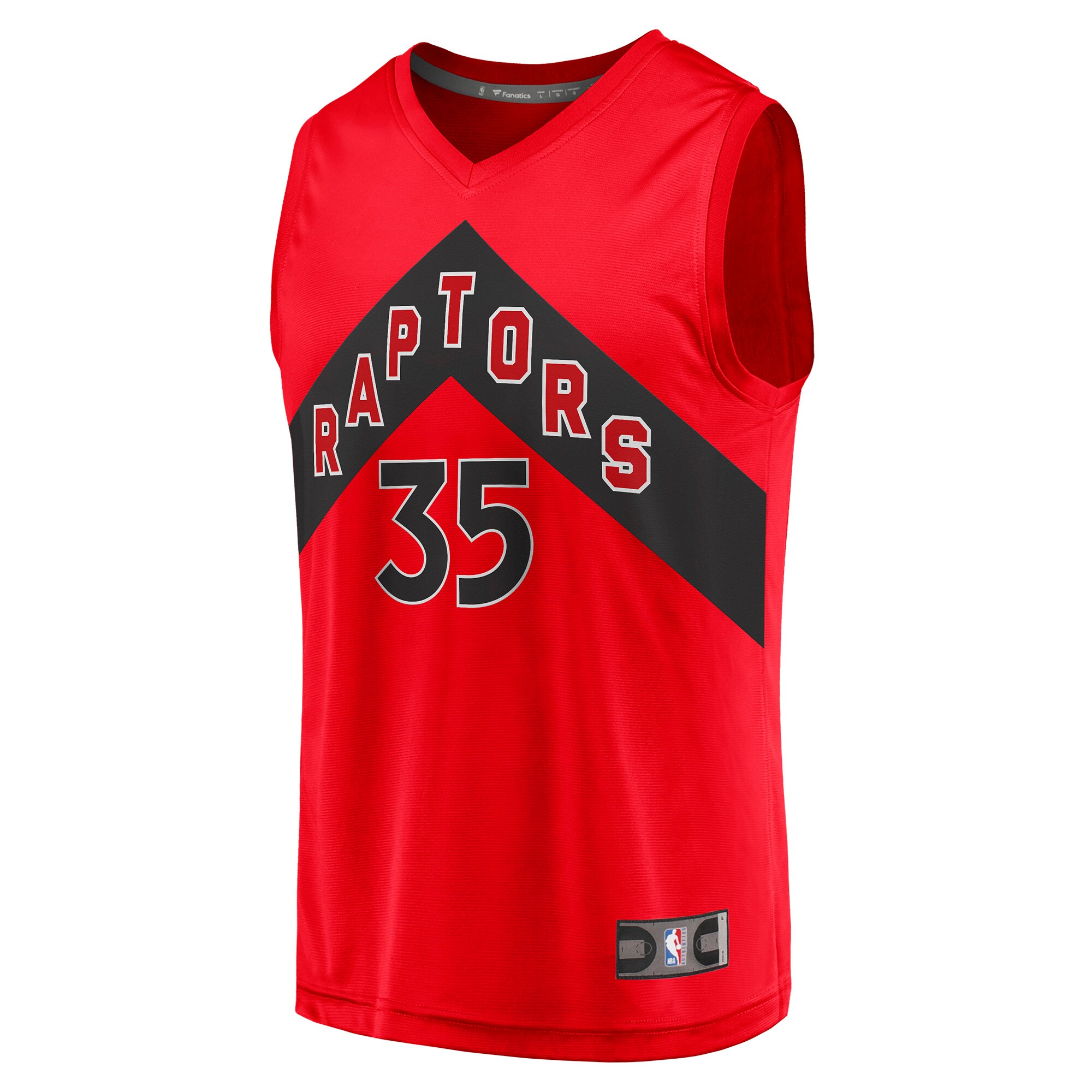Christian Koloko Toronto Raptors Fanatics Branded 2021/22 Fast Break Replica Jersey - Icon Edition - Red