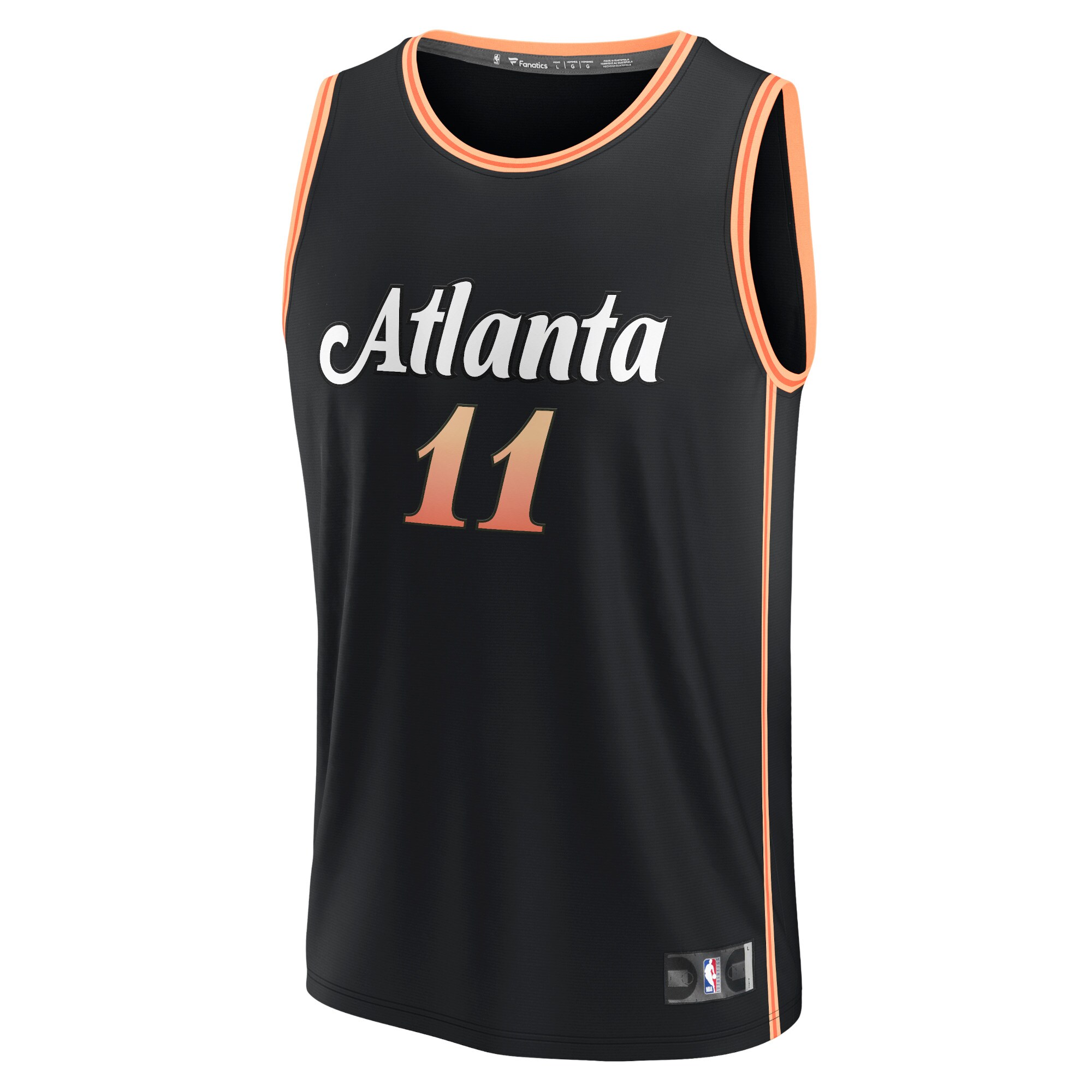 Trae Young Atlanta Hawks Fanatics Branded Youth 2022/23 Fastbreak Jersey - City Edition - Black