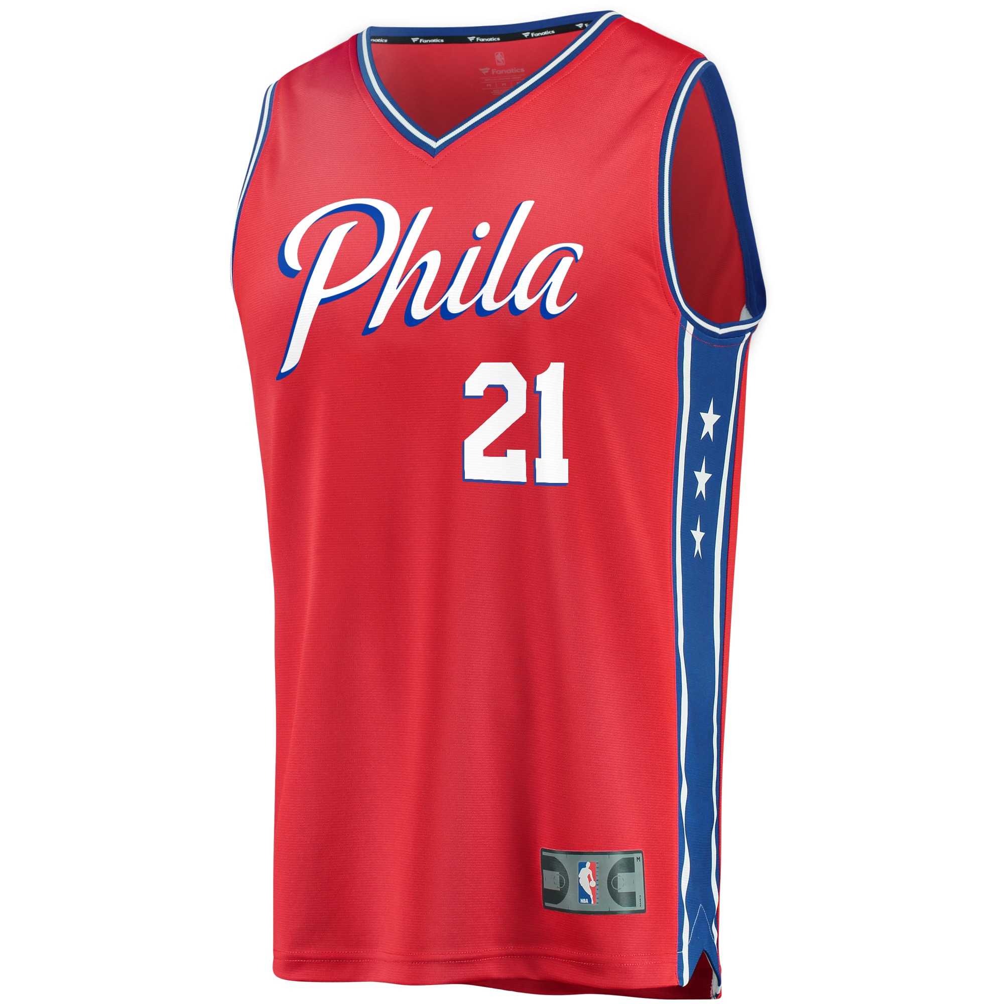 Joel Embiid Philadelphia 76ers Fanatics Branded Youth 2019/20 Fast Break Replica Player Team Jersey - Statement Edition - Red
