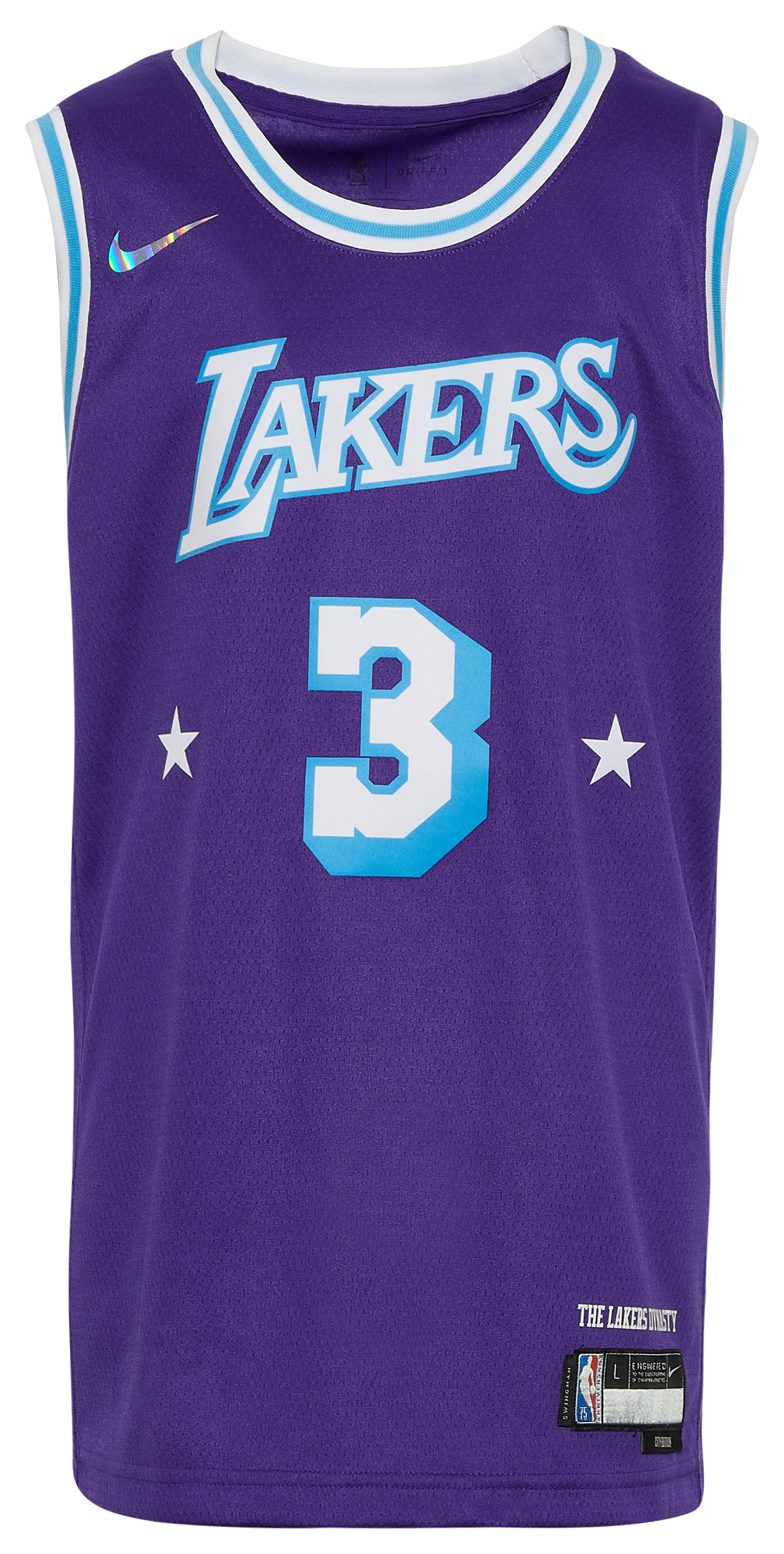 Boys' Grade School Davis Anthony Nike Lakers Mixtape Swingman Jersey - Purple