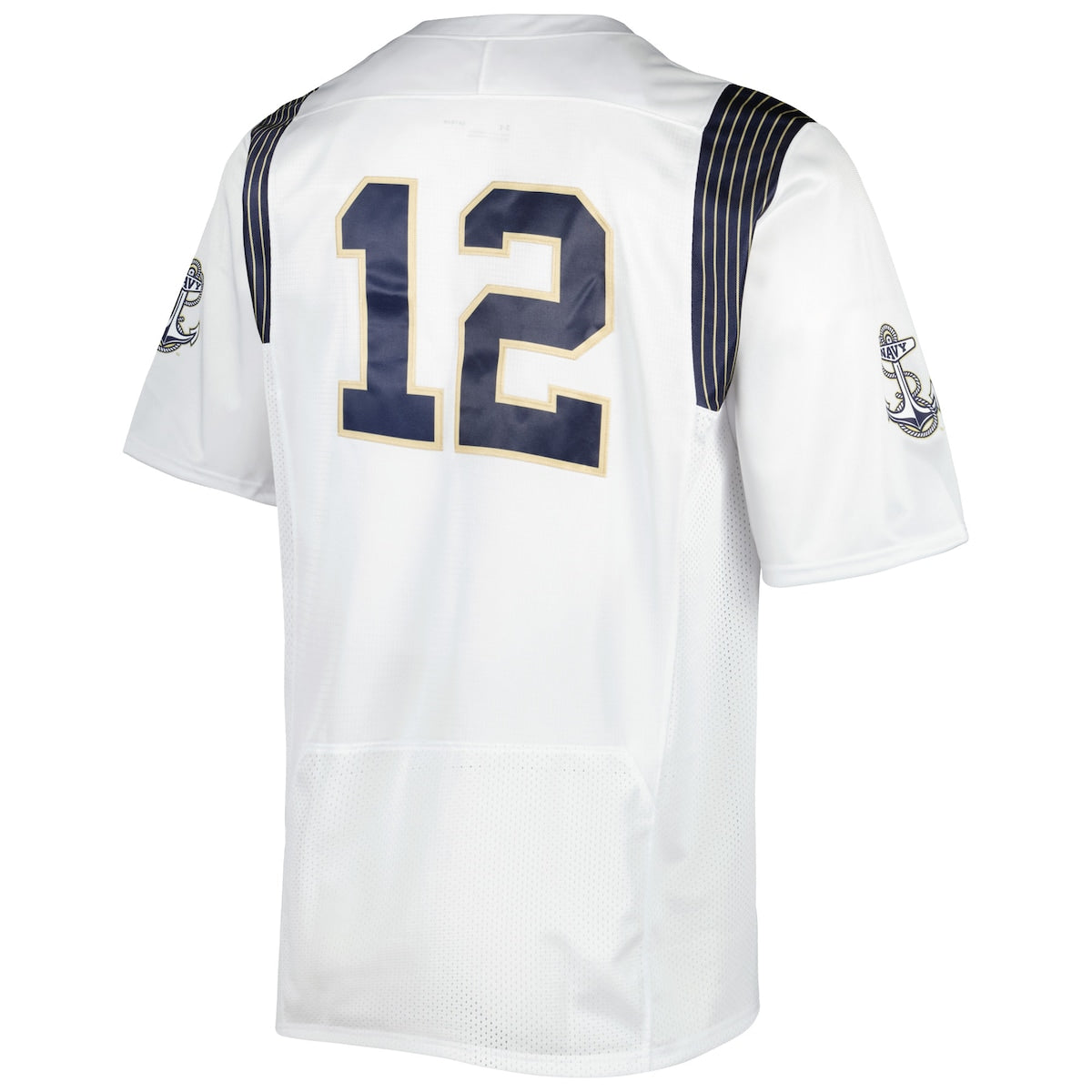 Men's  Under Armour Navy #12 Premier Limited Jersey - White