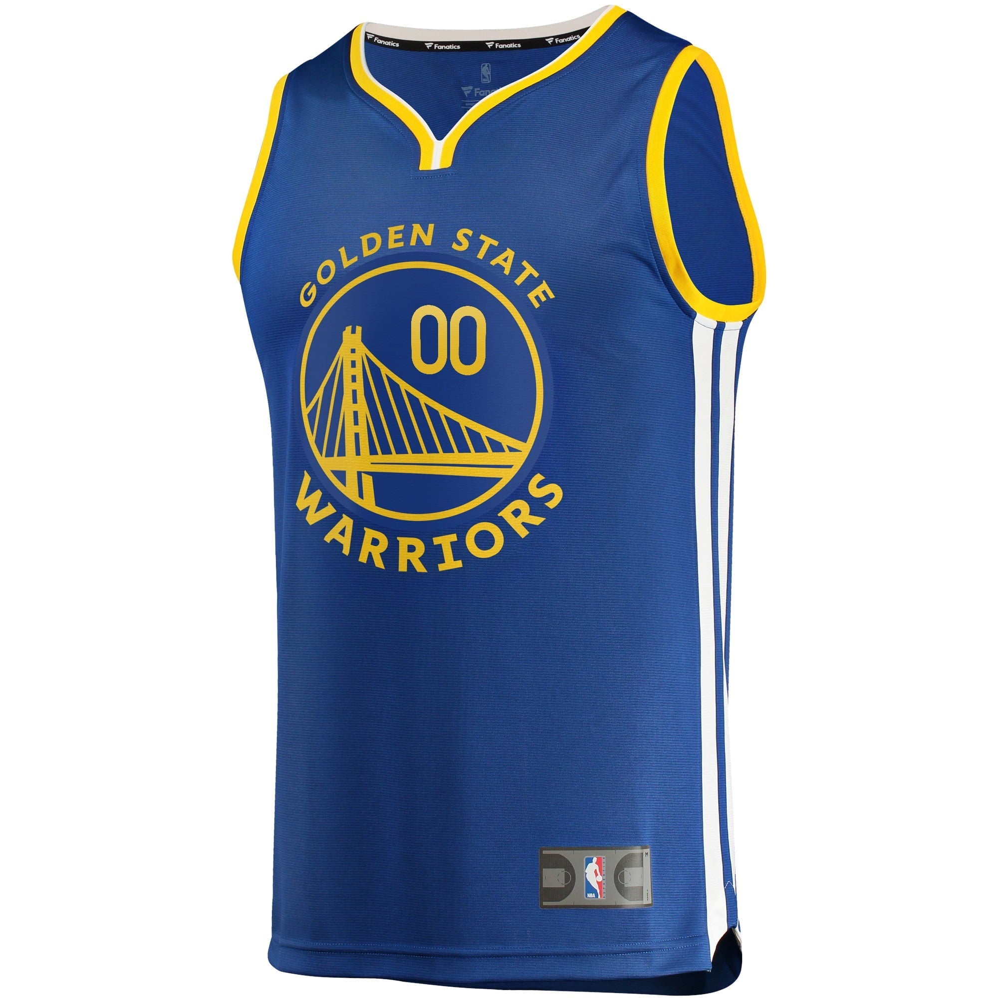 Men's Fanatics Branded Jonathan Kuminga Royal Golden State Warriors 2021/22 Fast Break Replica Jersey - Icon Edition