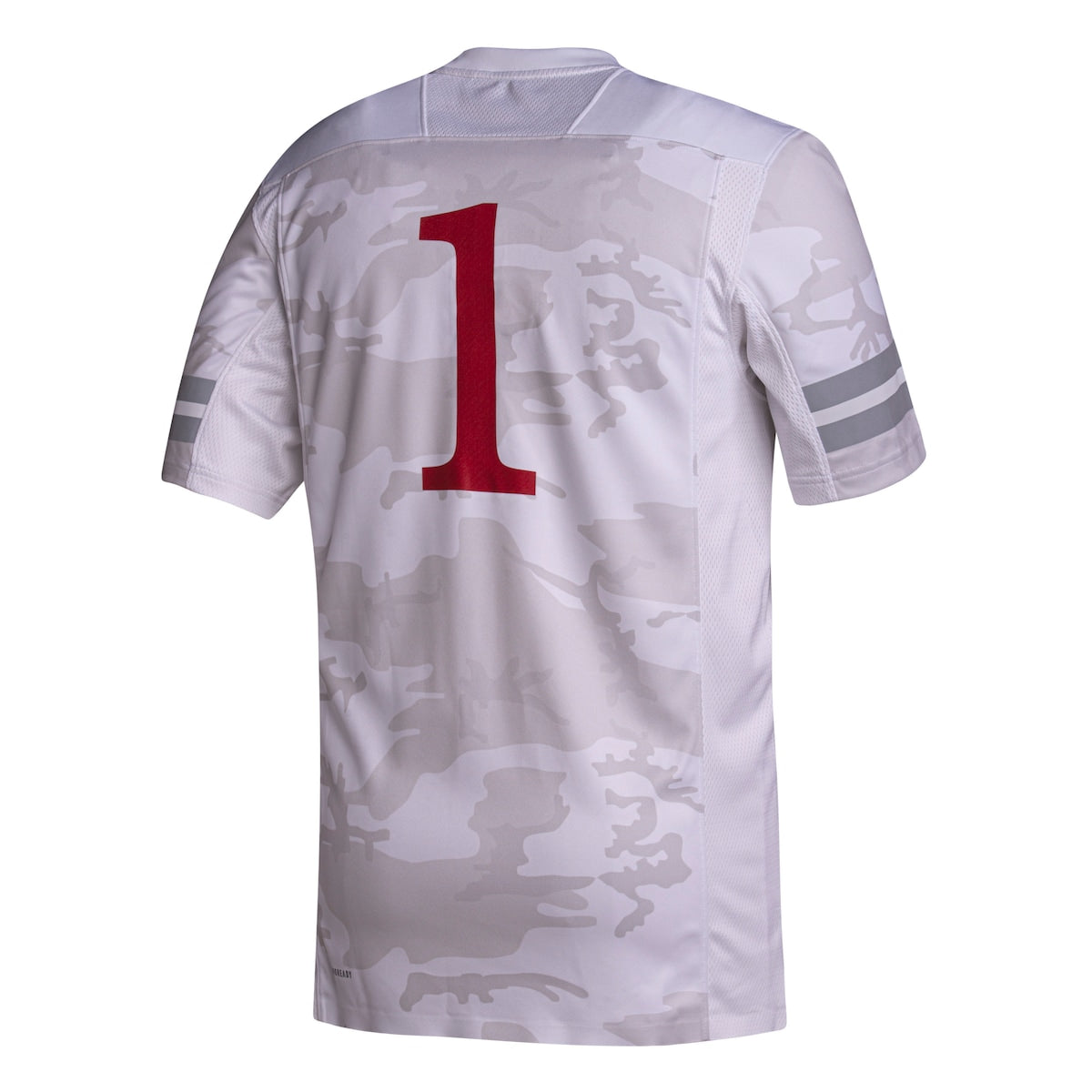 Men's  adidas Nebraska #1 Premier Strategy Jersey - White