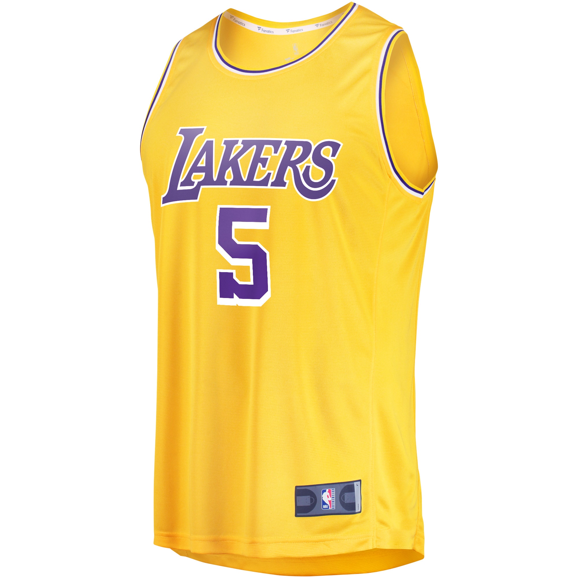 Malik Beasley Los Angeles Lakers Fanatics Branded Youth Fast Break Player Jersey - Icon Edition - Gold