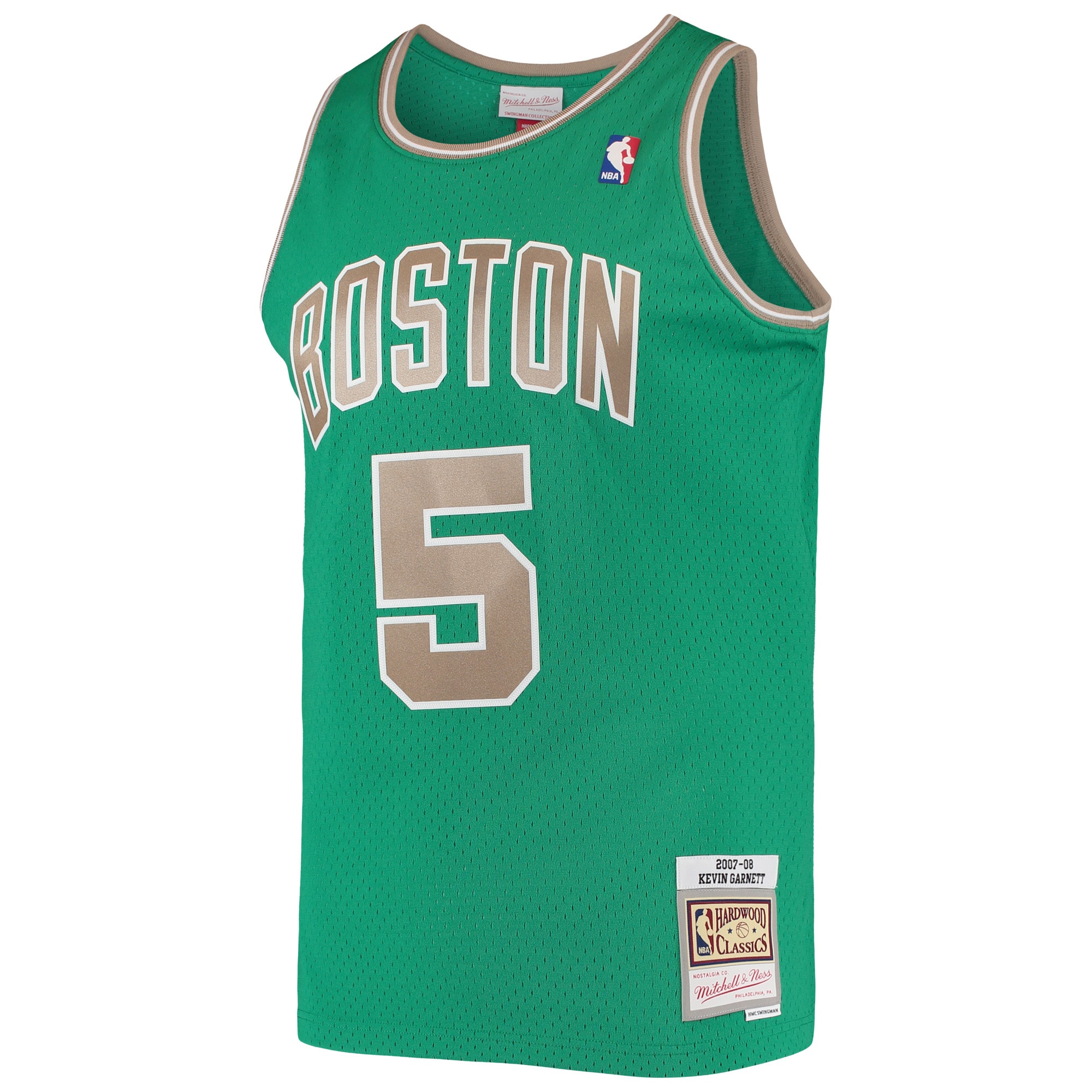 Kevin Garnett Boston Celtics Mitchell & Ness 2001/02 Hardwood Classics Swingman Jersey - Kelly Green