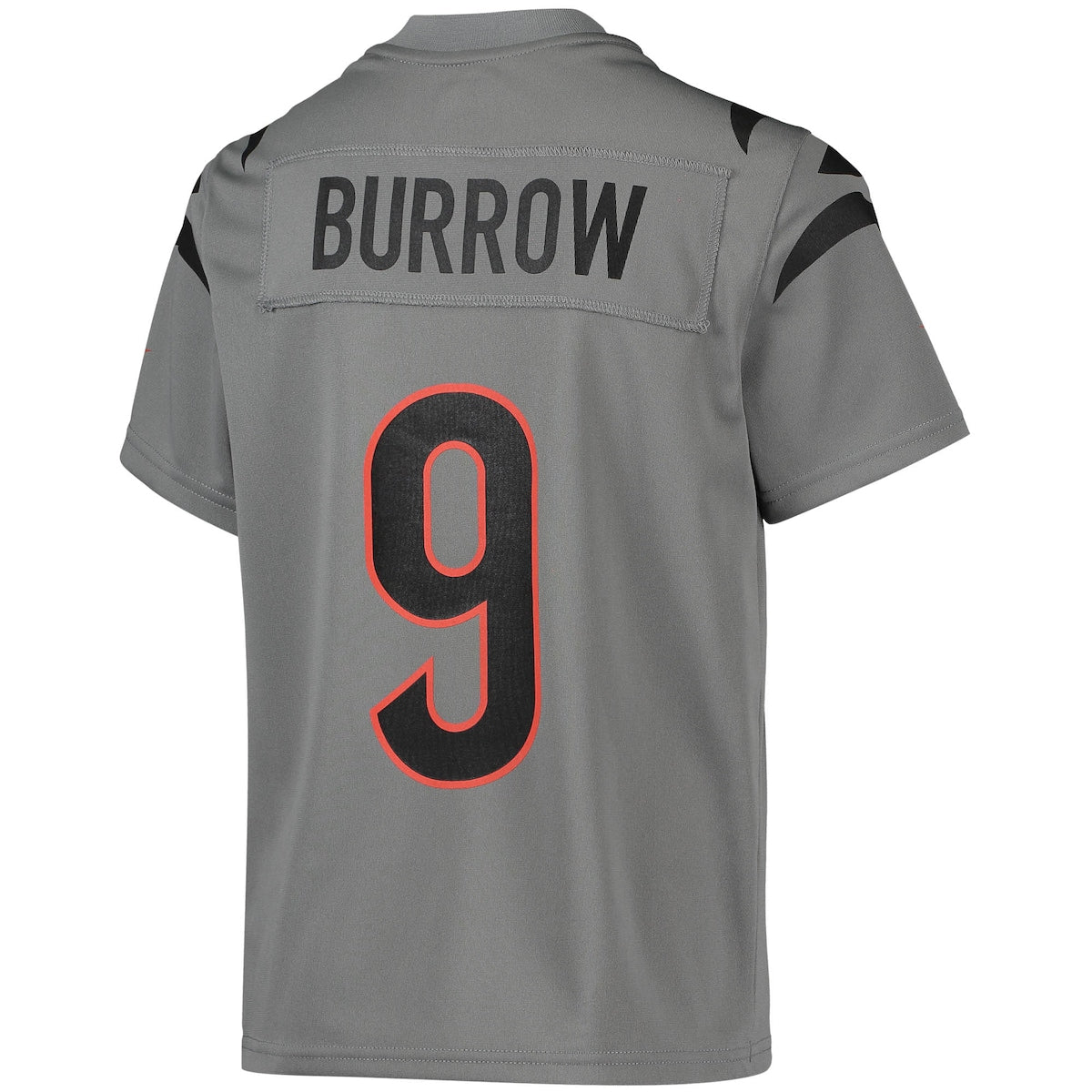 Boys' Grade School Joe Burrow Nike Bengals Inverted Team Game Jersey - Grey