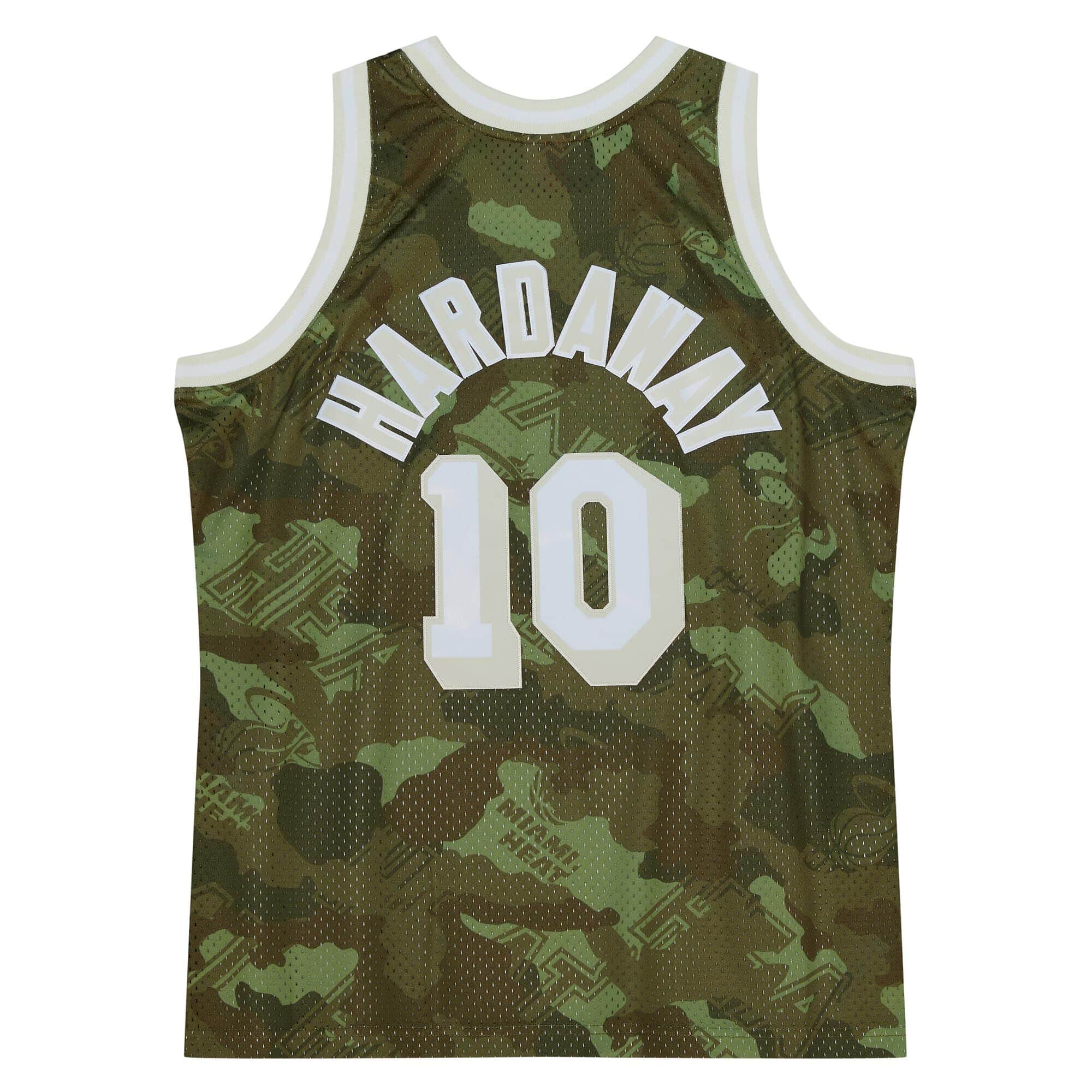 Ghost Green Camo Swingman Tim Hardaway Miami Heat 1996-97 Jersey