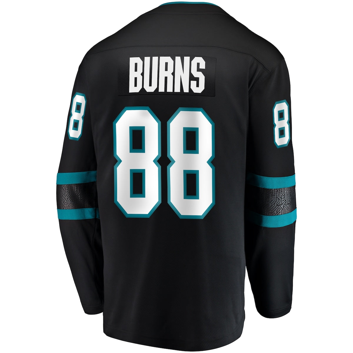 Men's Brent Burns Fanatics Sharks Alternate Breakaway Jersey - Black