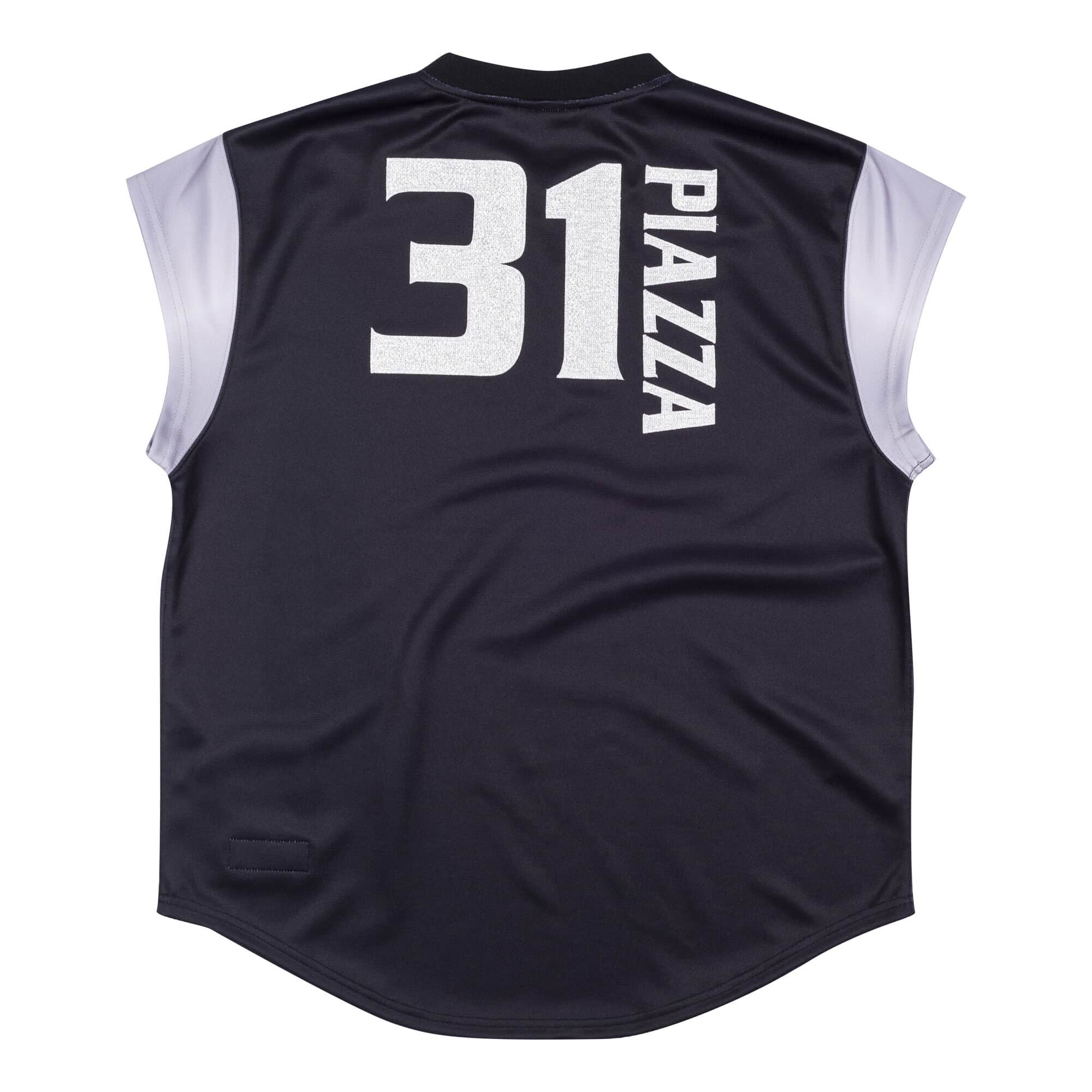 Authentic Turn Ahead The Clock Jersey New York Mets 1999 Mike Piazza