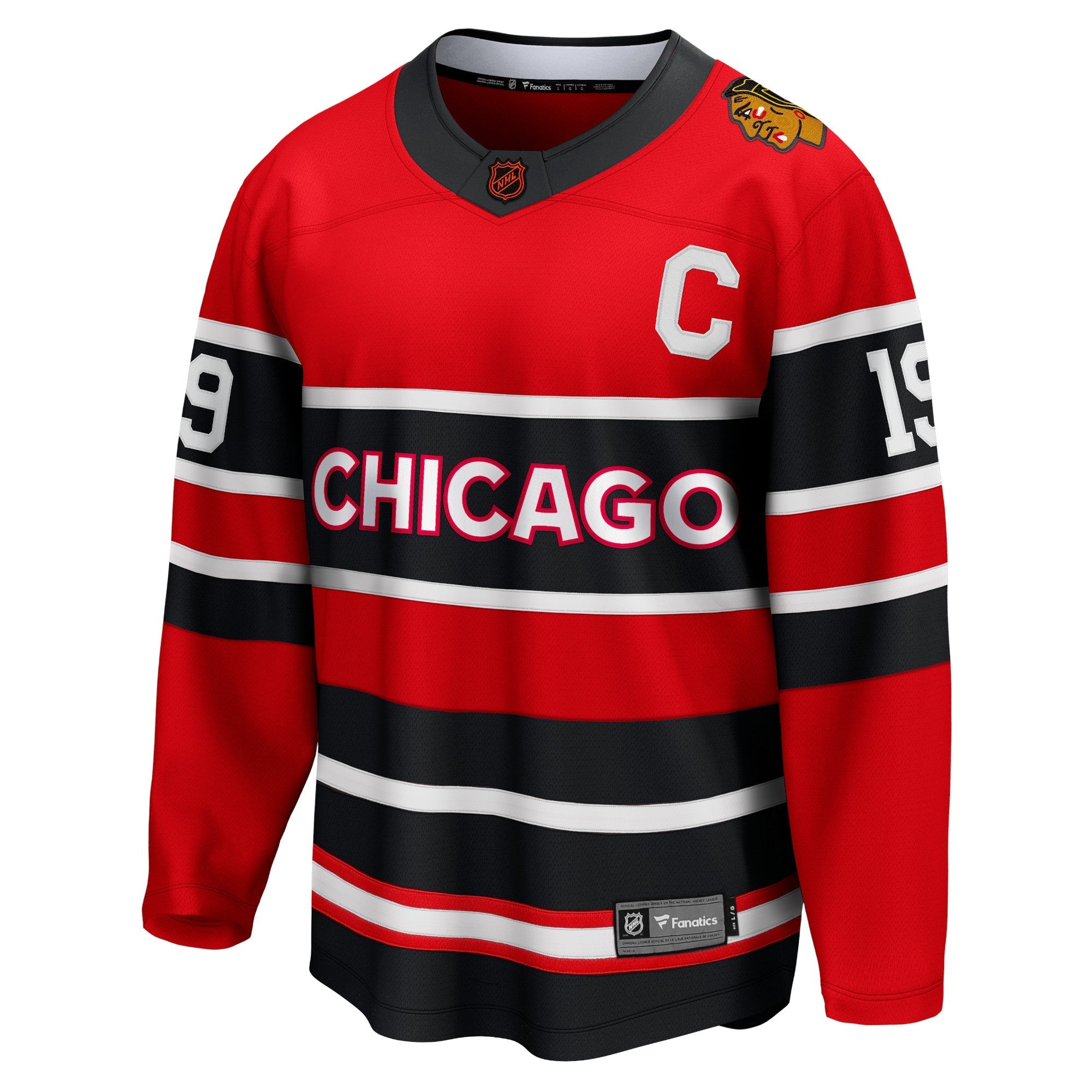 Men's Fanatics Branded Jonathan Toews Red Chicago Blackhawks Special Edition 2.0 Breakaway Player Jersey
