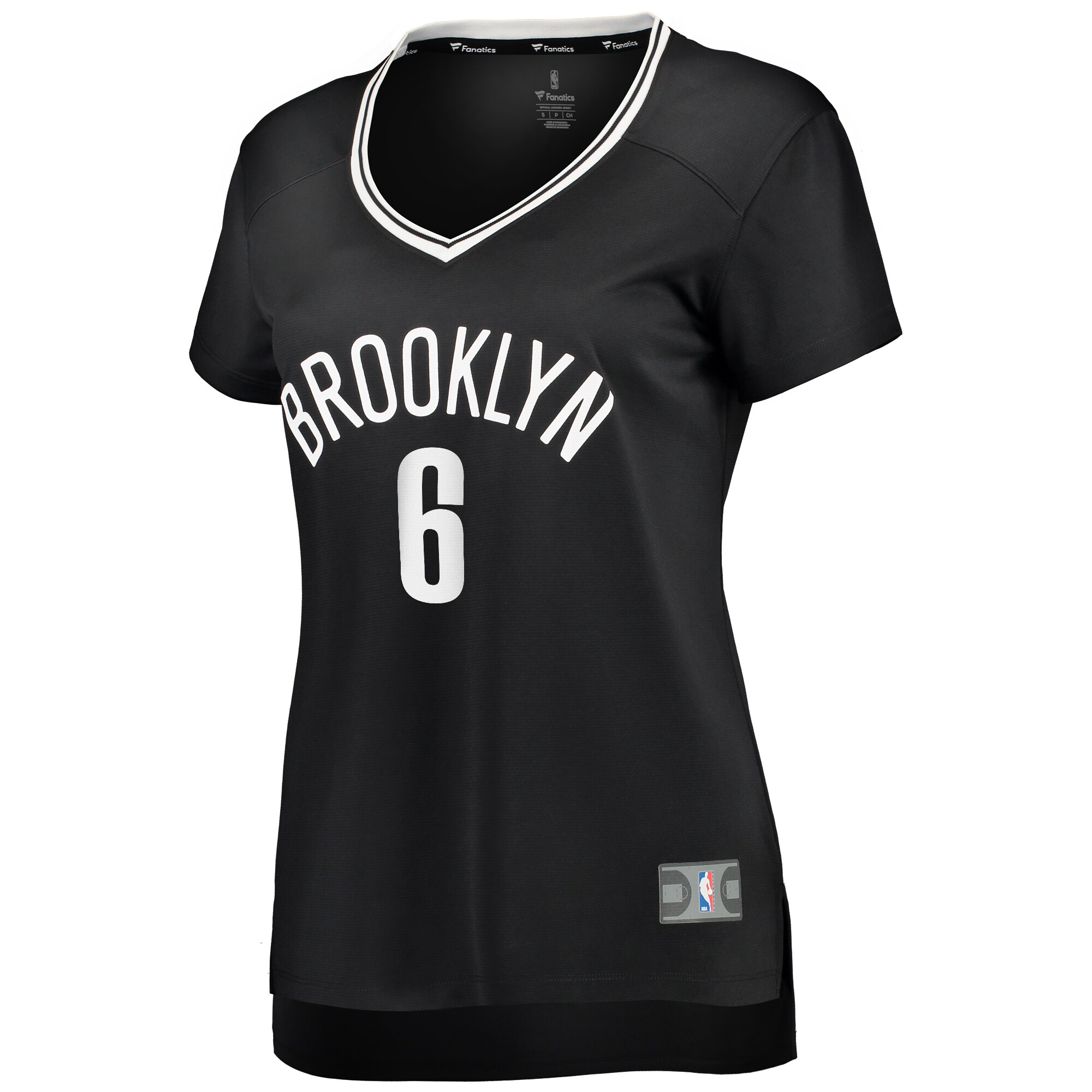 DeAndre Jordans Brooklyn Nets Fanatics Branded Women's Fast Break Replica Jersey Black - Icon Edition