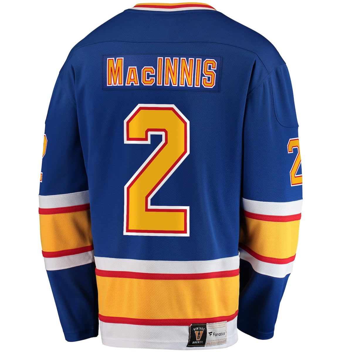 Men's Al Macinnis Fanatics Blues Premier Breakaway Retired Jersey - Blue