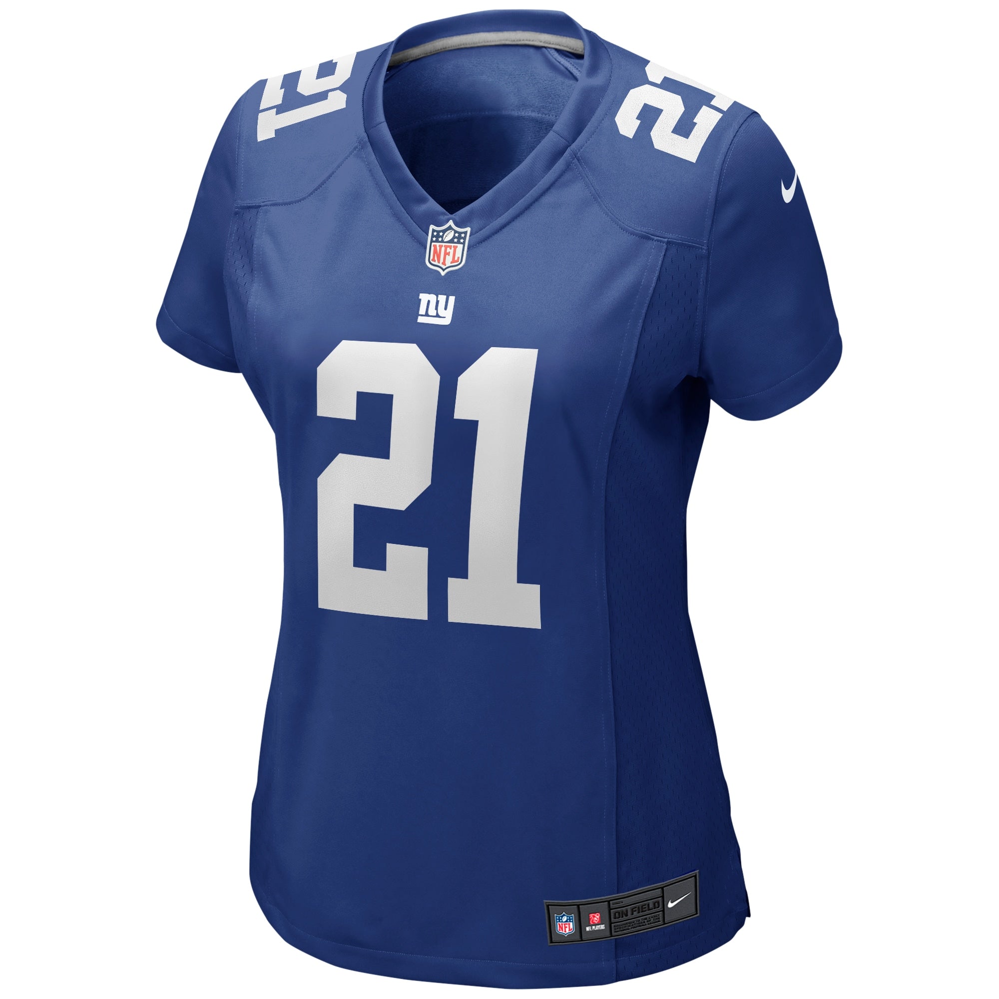 Women's Nike Tiki Barber Royal New York Giants Game Retired Player Jersey