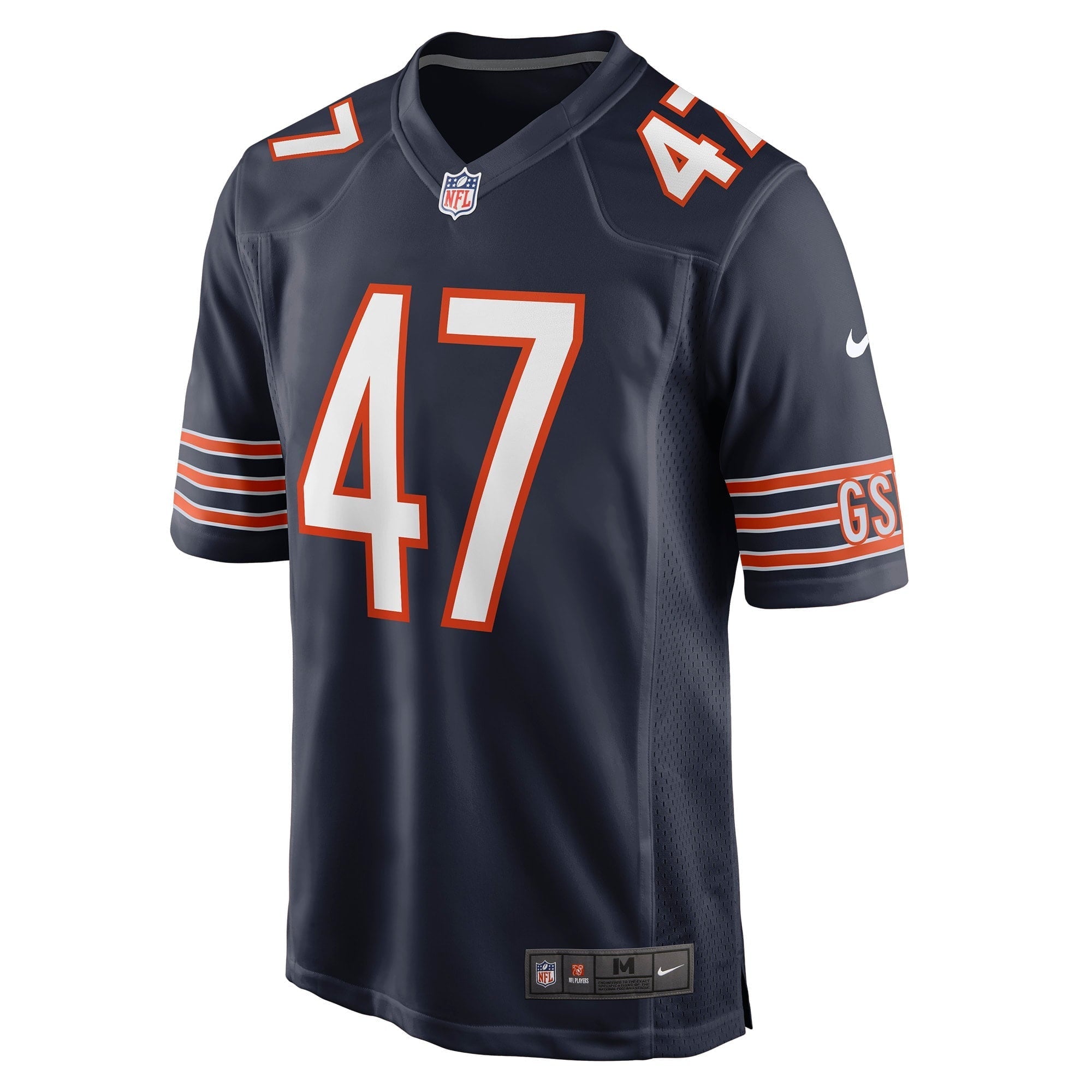 Men's Nike A.J. Klein Navy Chicago Bears Game Player Jersey