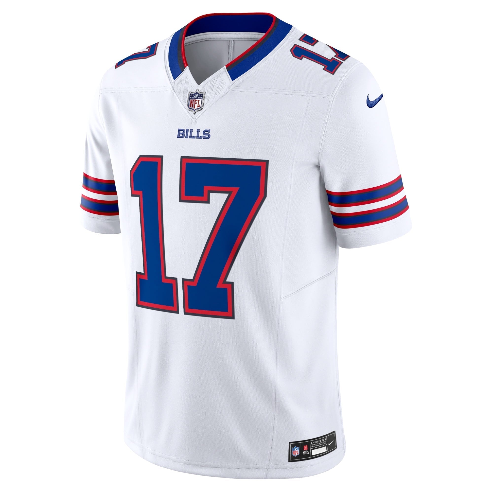 Men's Nike Josh Allen White Buffalo Bills Vapor F.U.S.E. Limited Jersey