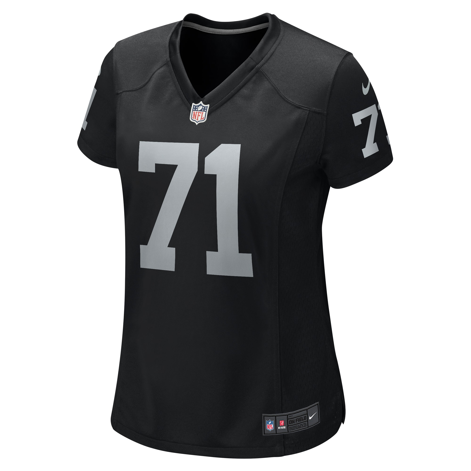 Justin Herron Las Vegas Raiders Nike Women's Team Game Jersey -  Black