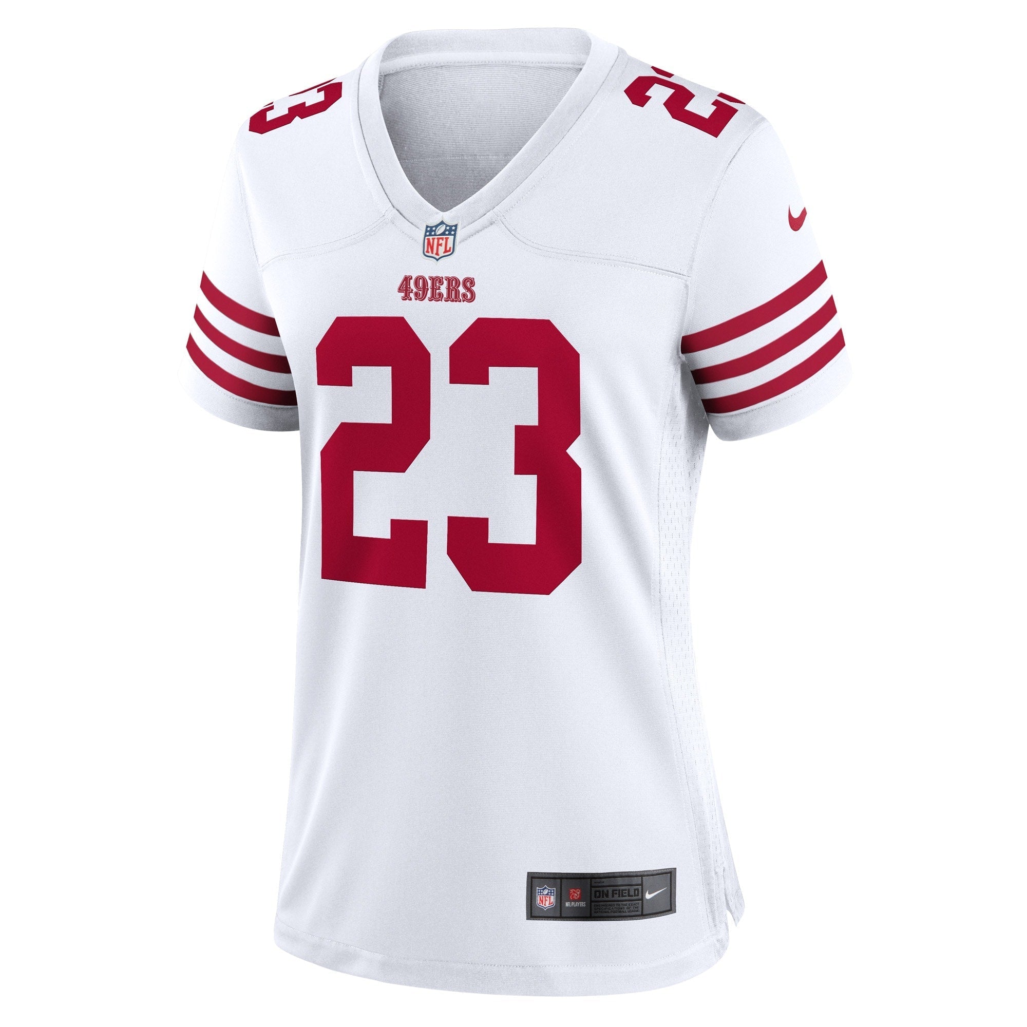 Women's Nike Christian McCaffrey White San Francisco 49ers Game Player Jersey