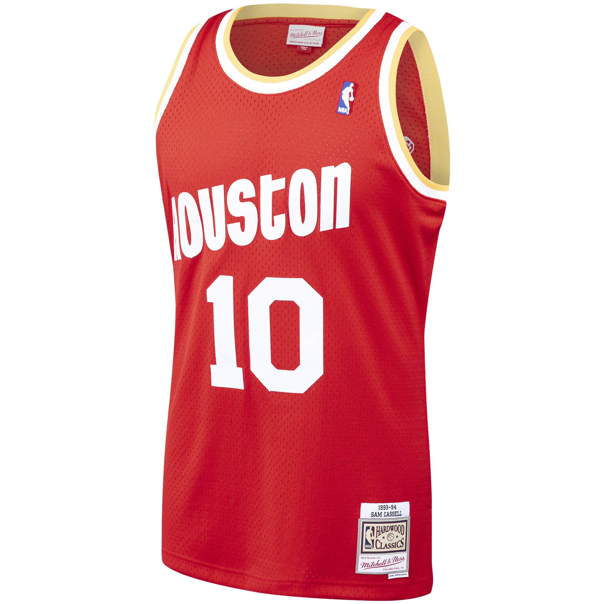Sam Cassell Houston Rockets Mitchell & Ness Hardwood Classics Swingman Jersey - Red
