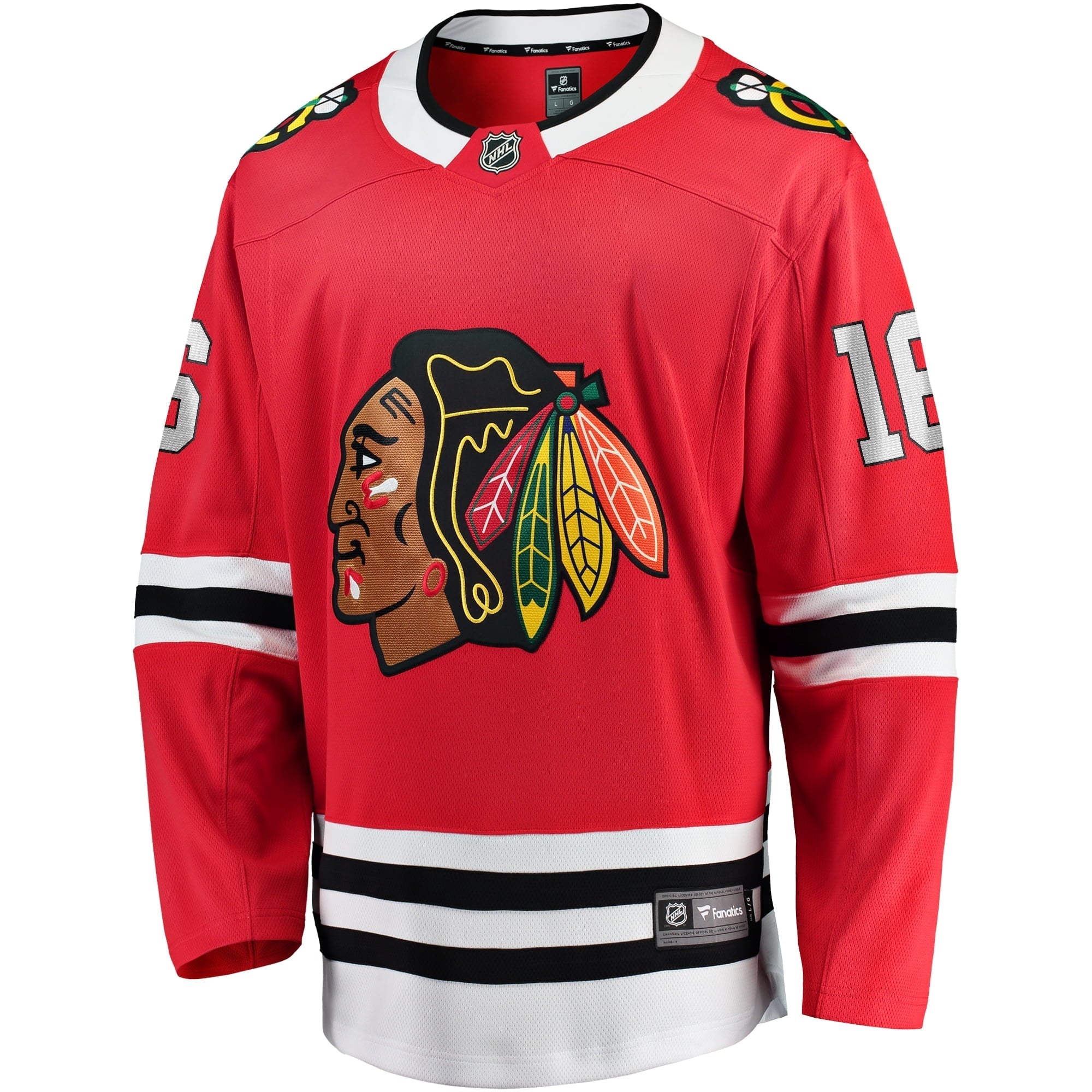 Men's Fanatics Branded Jujhar Khaira Red Chicago Blackhawks Home Team Breakaway Player Jersey