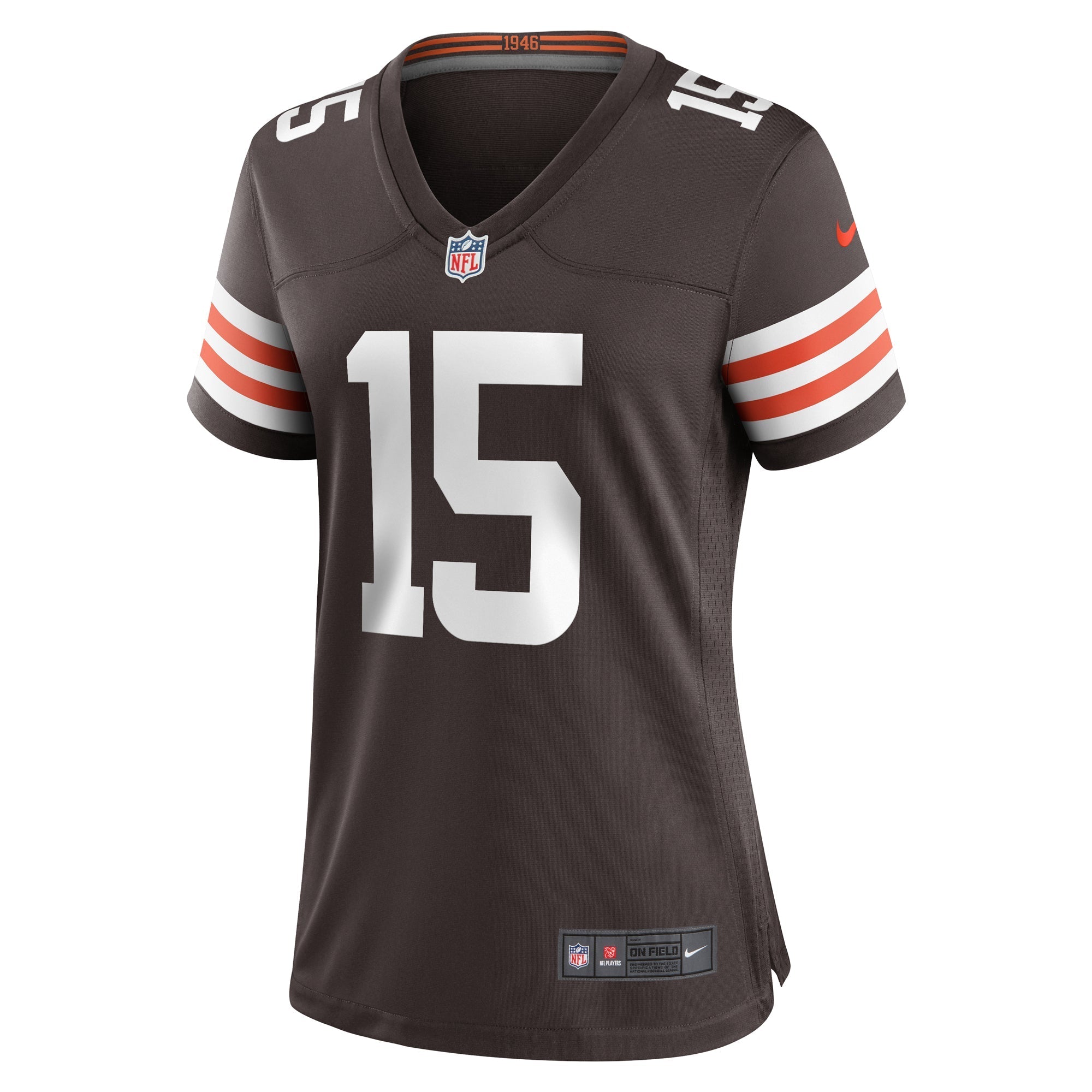 Women's Nike Joshua Dobbs Brown Cleveland Browns Game Player Jersey