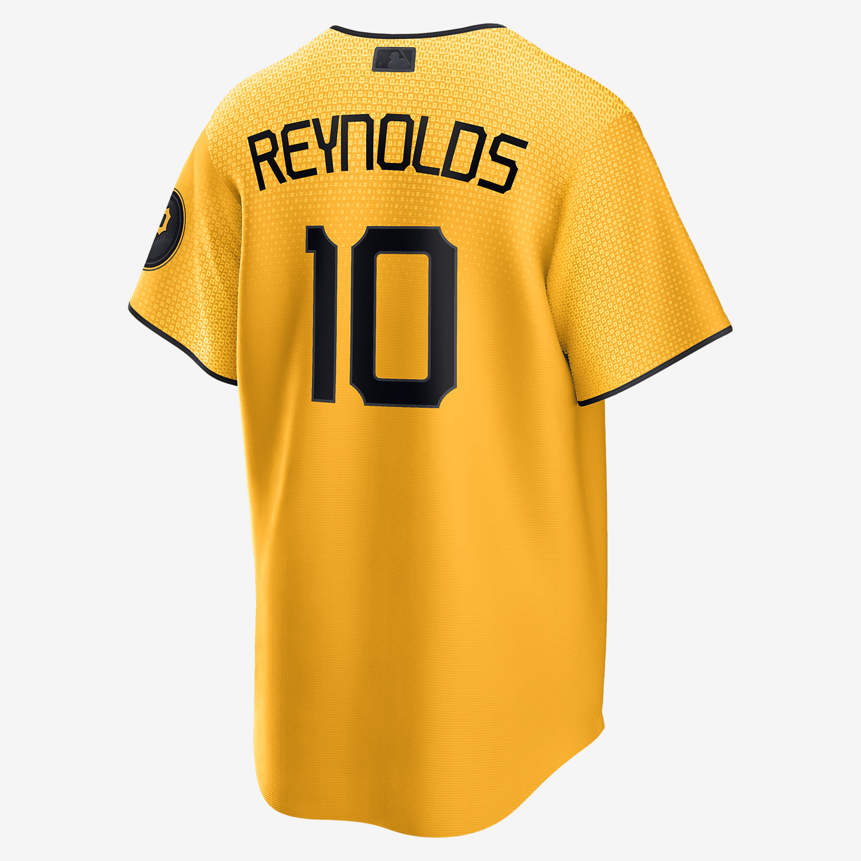 MLB Pittsburgh Pirates City Connect (Bryan Reynolds) Men's Replica Baseball Jersey - Sundown/Black
