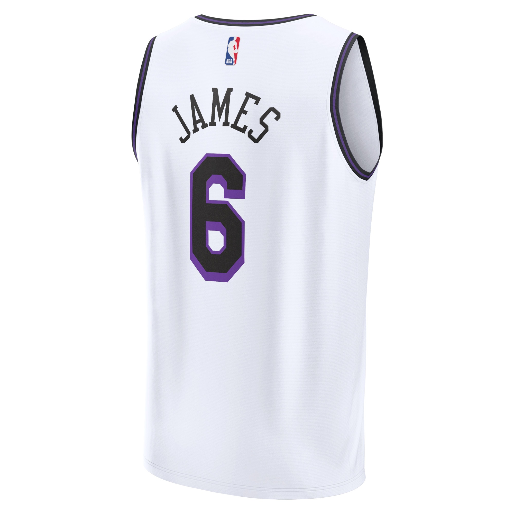 LeBron James Los Angeles Lakers Fanatics Branded 2022/23 Fastbreak Jersey - City Edition - White