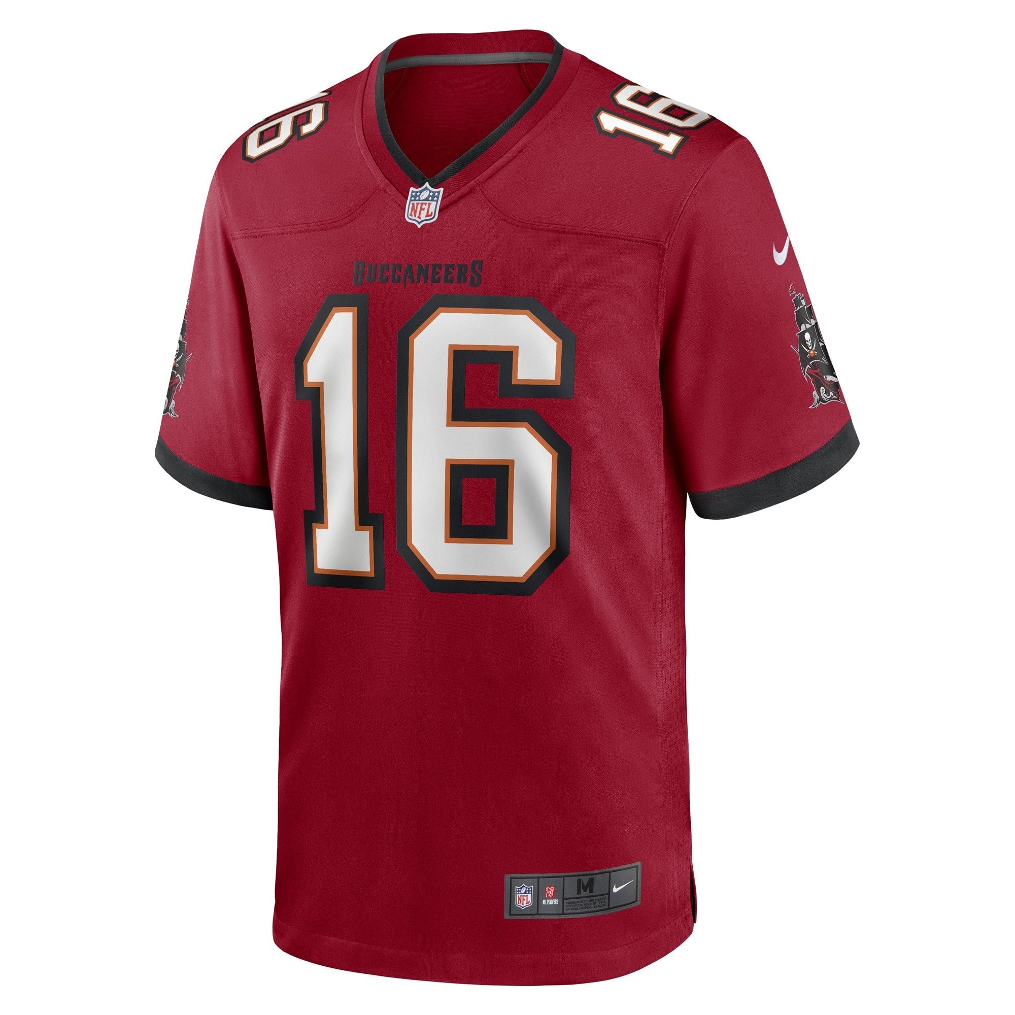 Men's Nike Breshad Perriman Red Tampa Bay Buccaneers Game Player Jersey