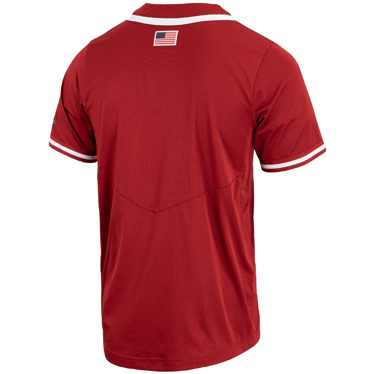 Men's  Nike Arkansas Replica Full-Button Baseball Jersey - Red