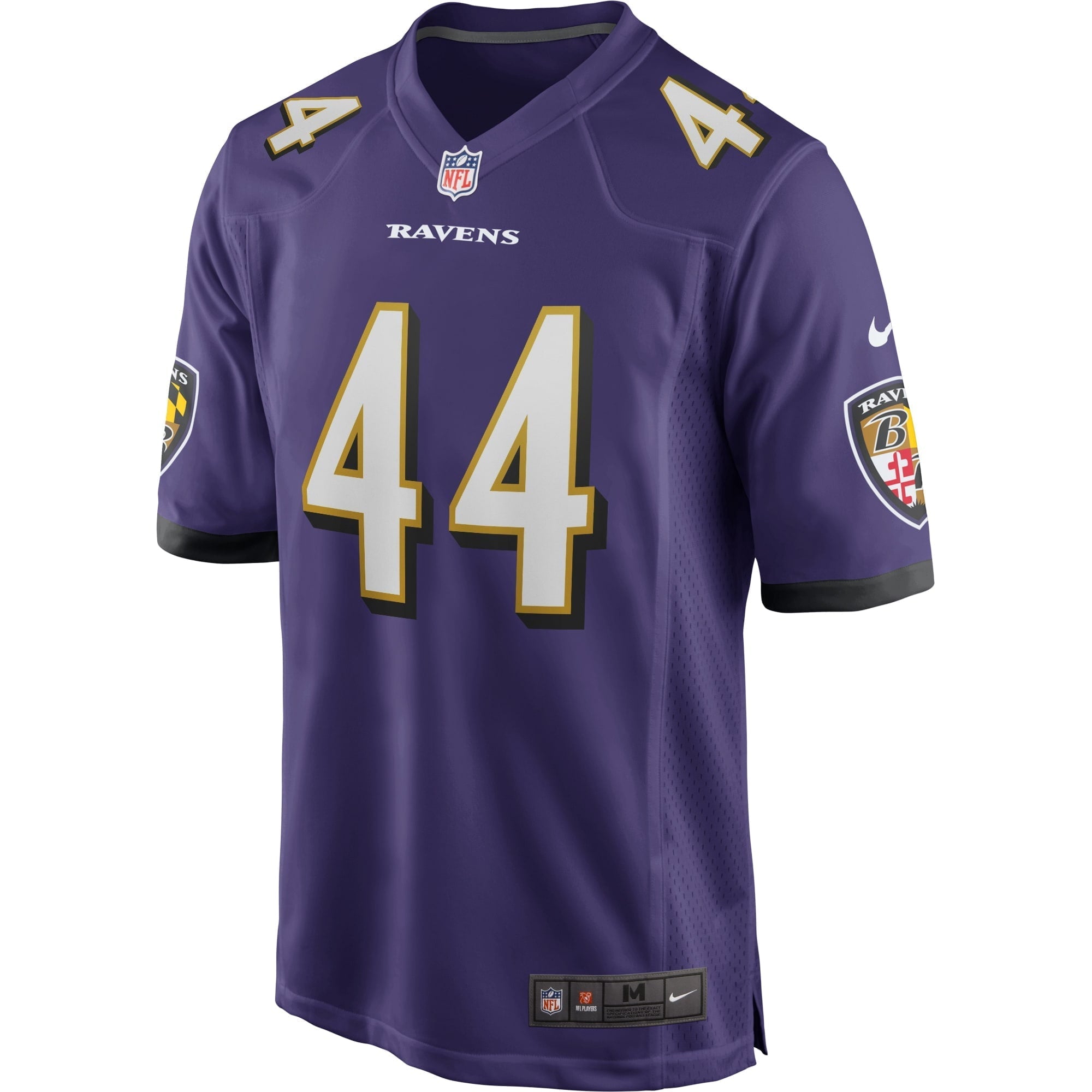 Men's Nike Marlon Humphrey Purple Baltimore Ravens Game Jersey