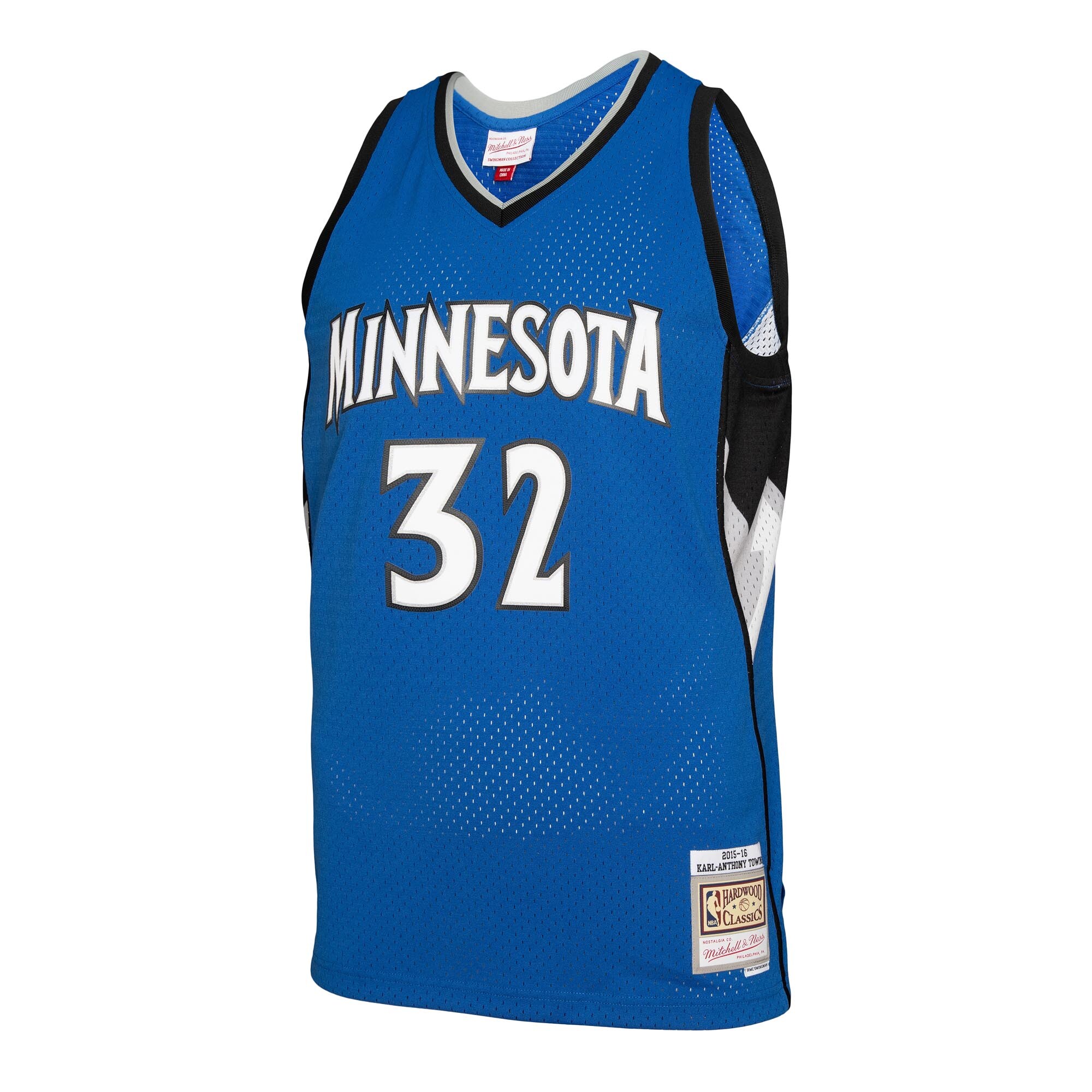 Karl-Anthony Towns Minnesota Timberwolves Mitchell & Ness 2015/16 Swingman Jersey - Blue