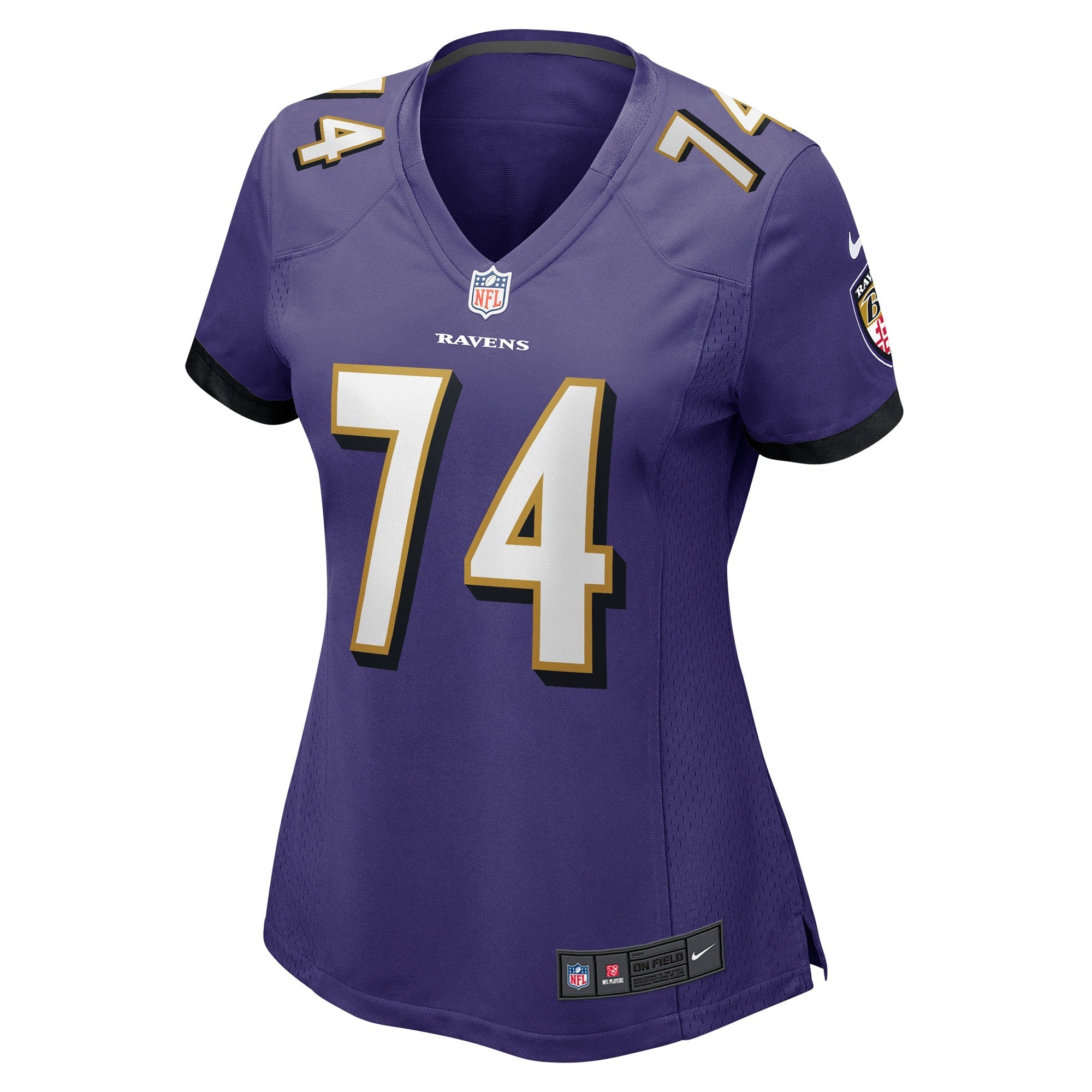 Women's Nike David Sharpe Purple Baltimore Ravens Game Player Jersey