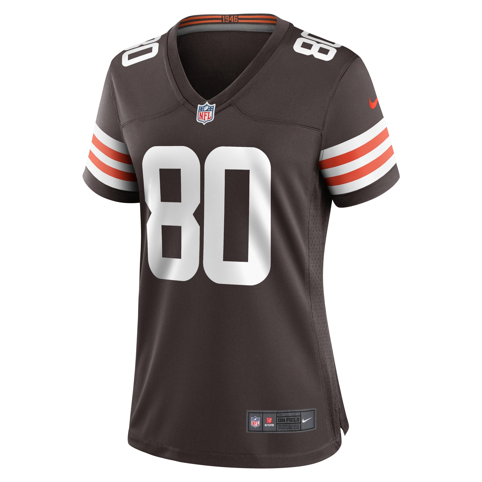 Women's Nike Zaire Mitchell-Paden Brown Cleveland Browns Game Player Jersey