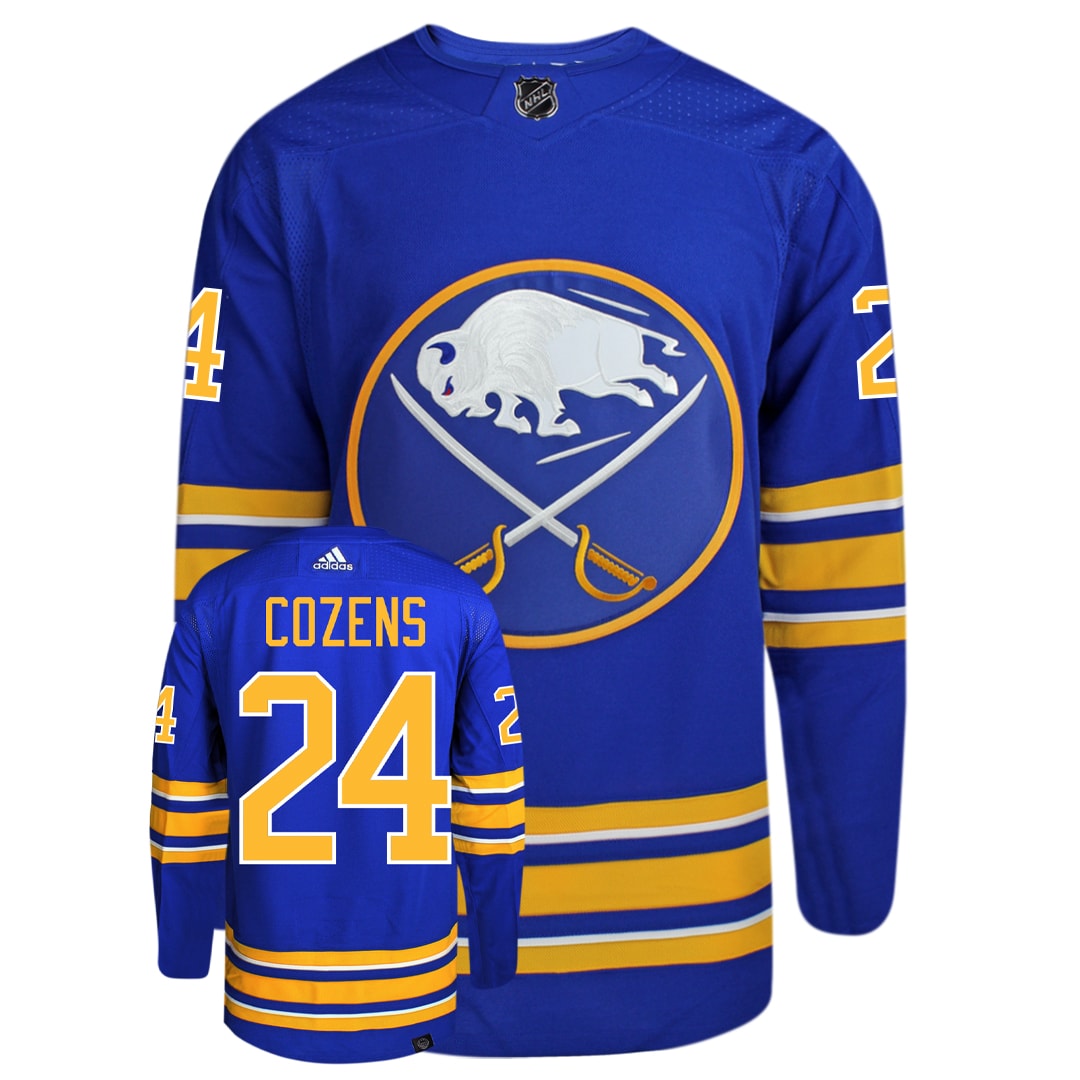 Dylan Cozens Buffalo Sabres Adidas Primegreen Authentic NHL Hockey Jersey