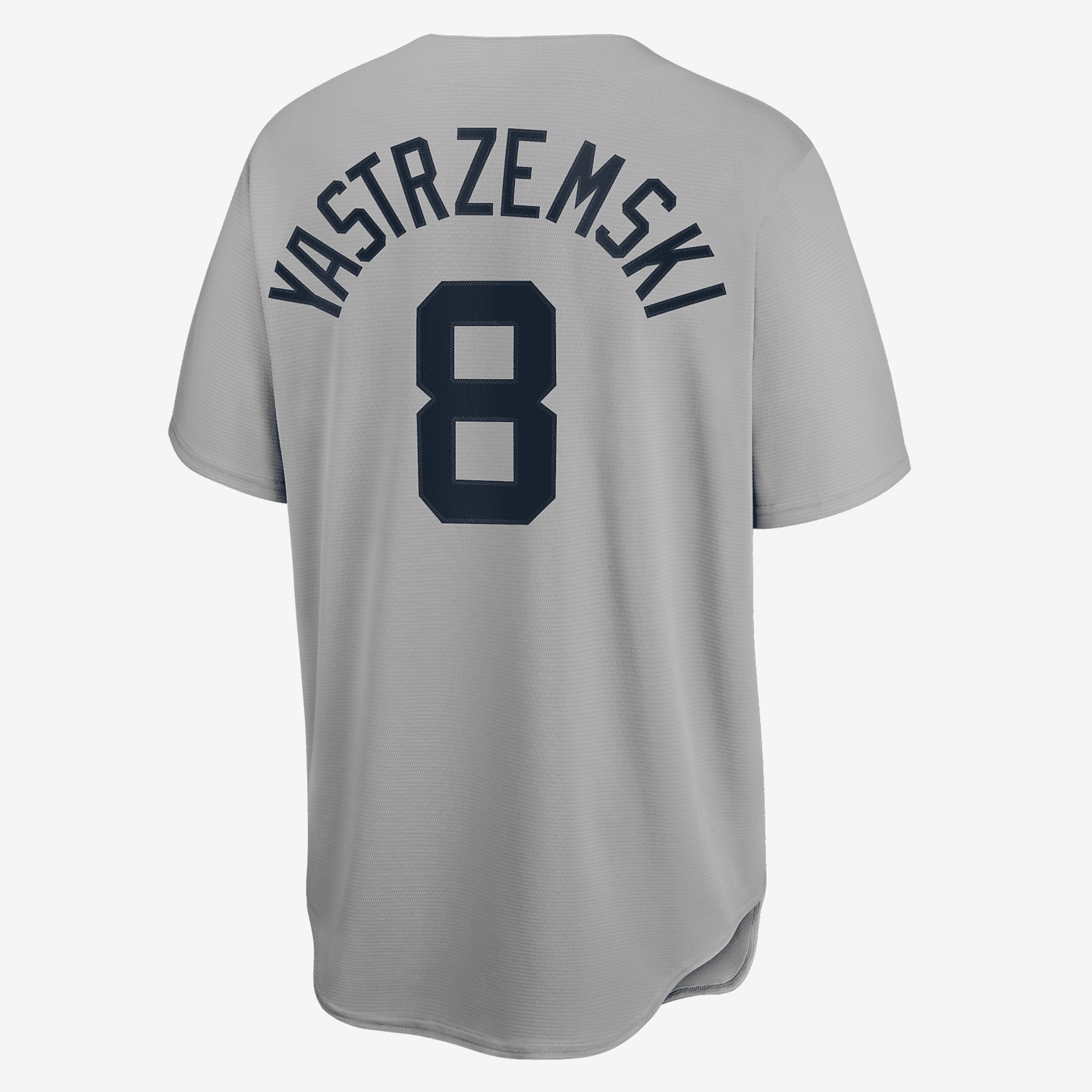 MLB Boston Red Sox (Carl Yastrzemski) Men's Cooperstown Baseball Jersey - Atmosphere Grey
